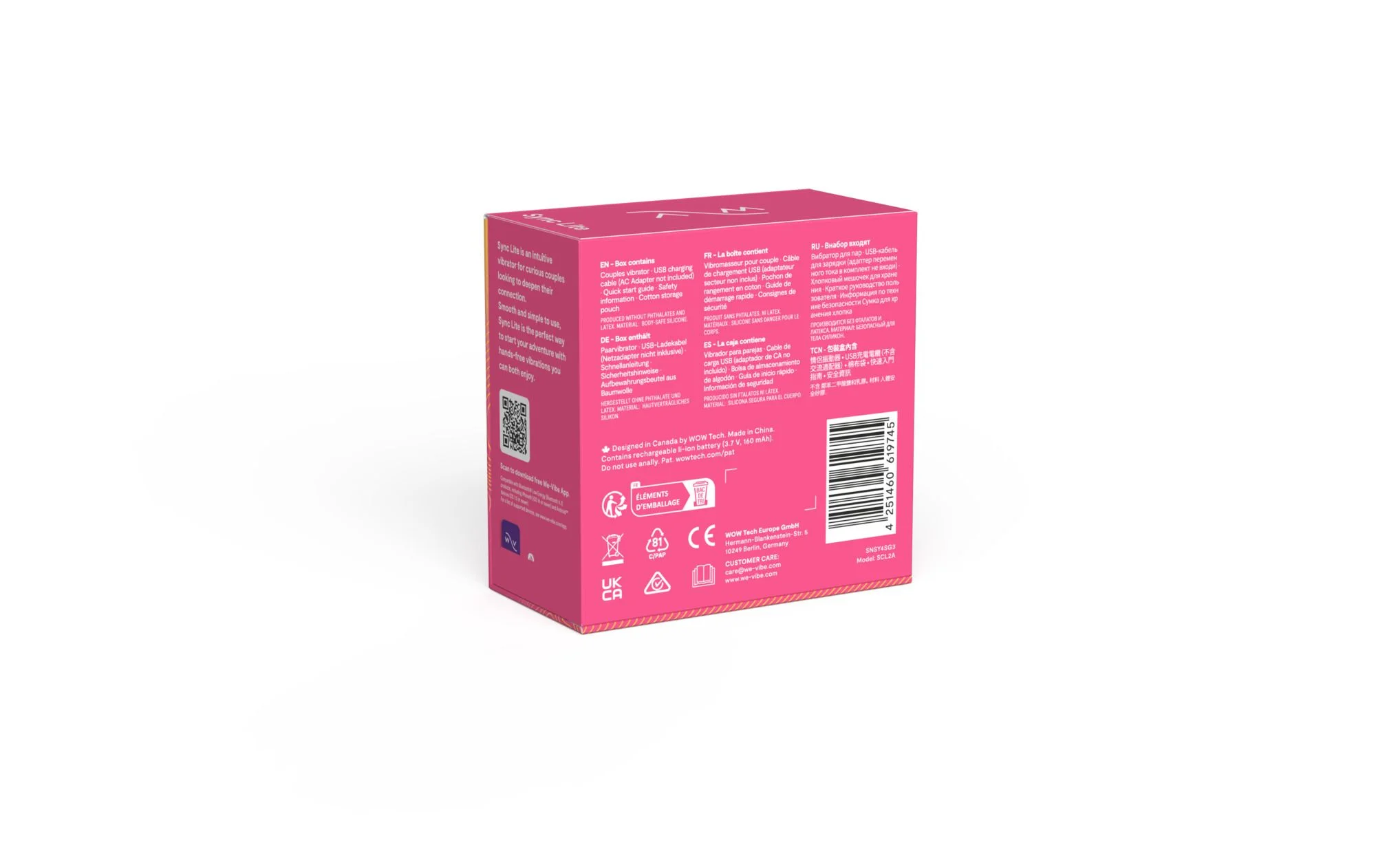 We - Vibe Sync Lite met App - Roze