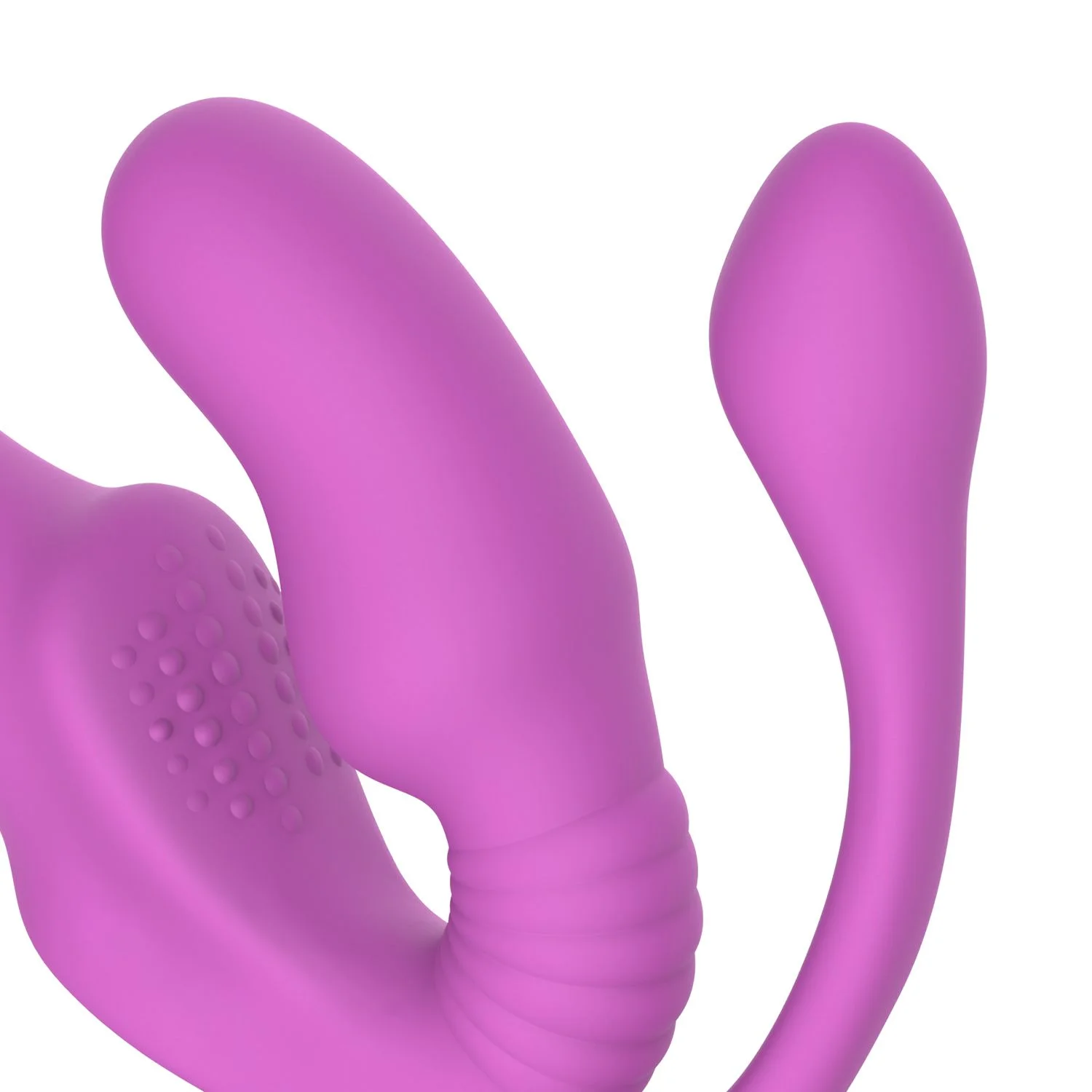 Teazers – Strapless Strap-On met Anaal Plug – Pink