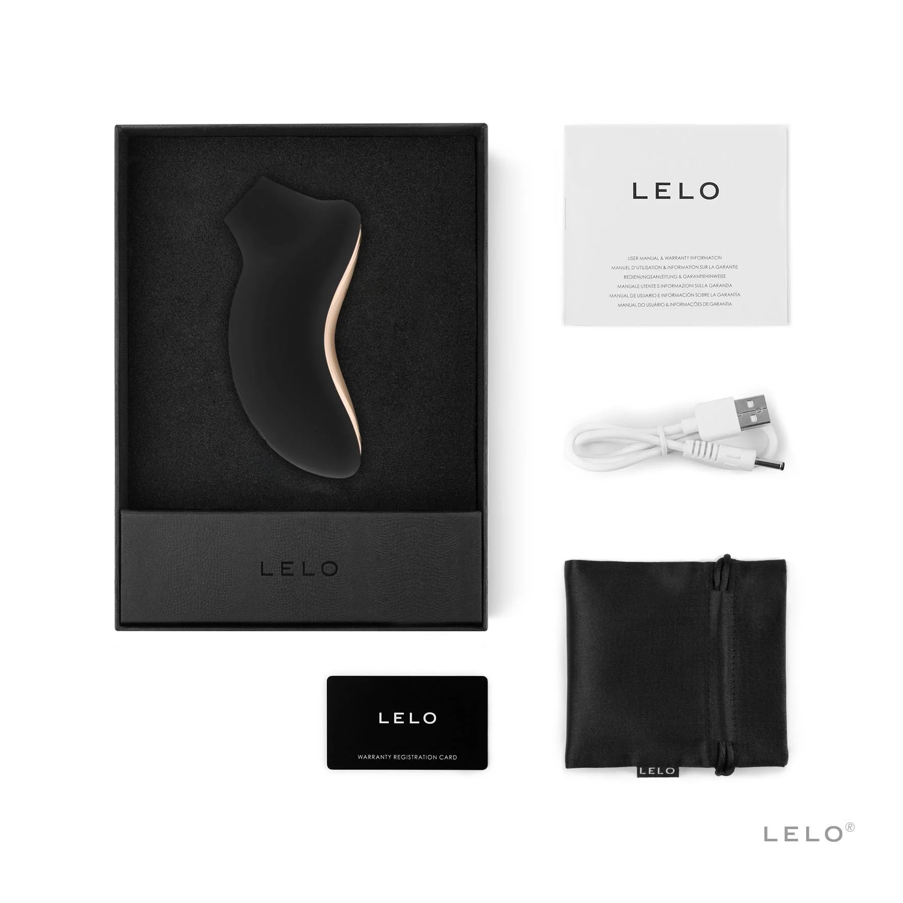 LELO - Sona 2 Cruise Luchtdrukvibrator - Zwart