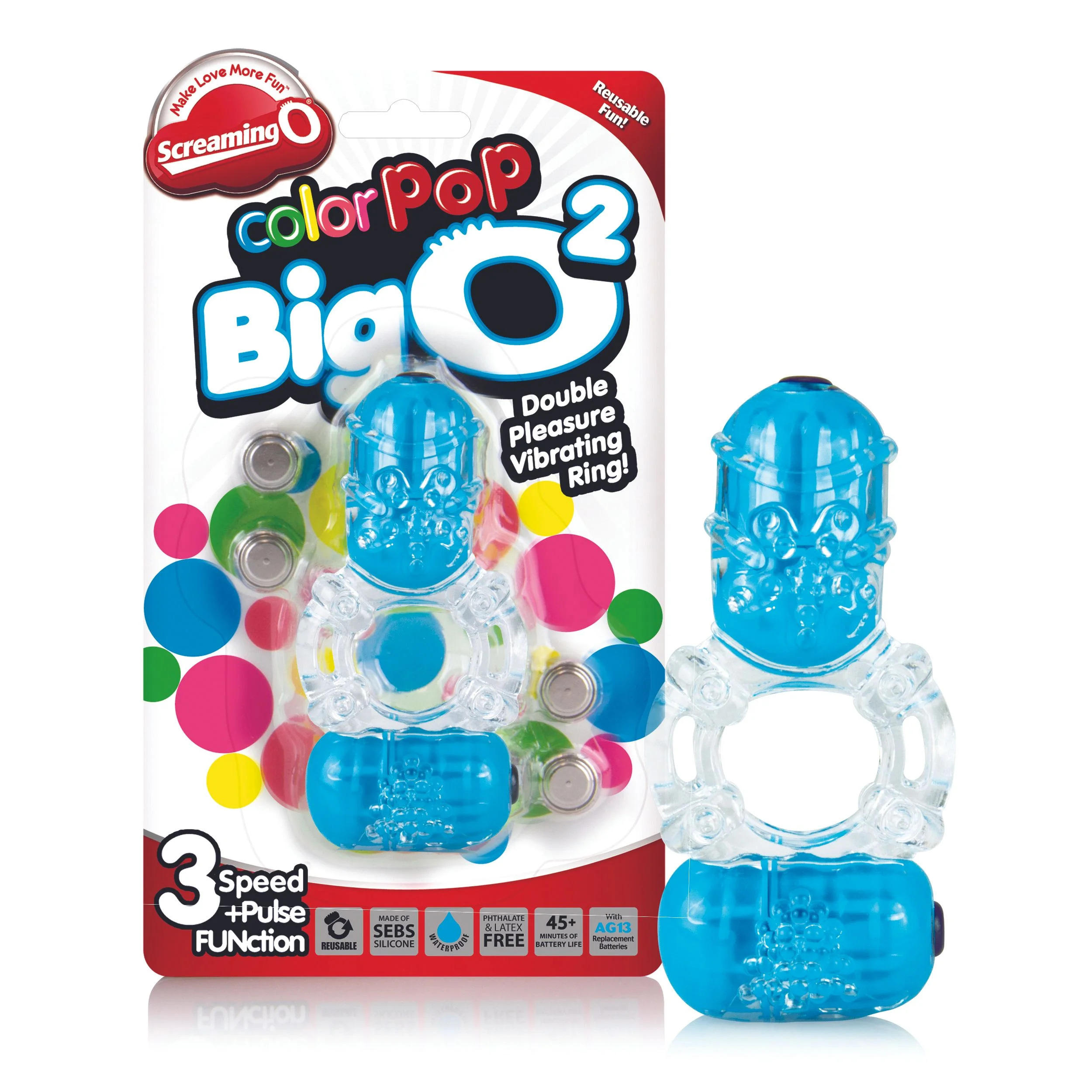 The Screaming O - Color Pop Big O2 Blauw