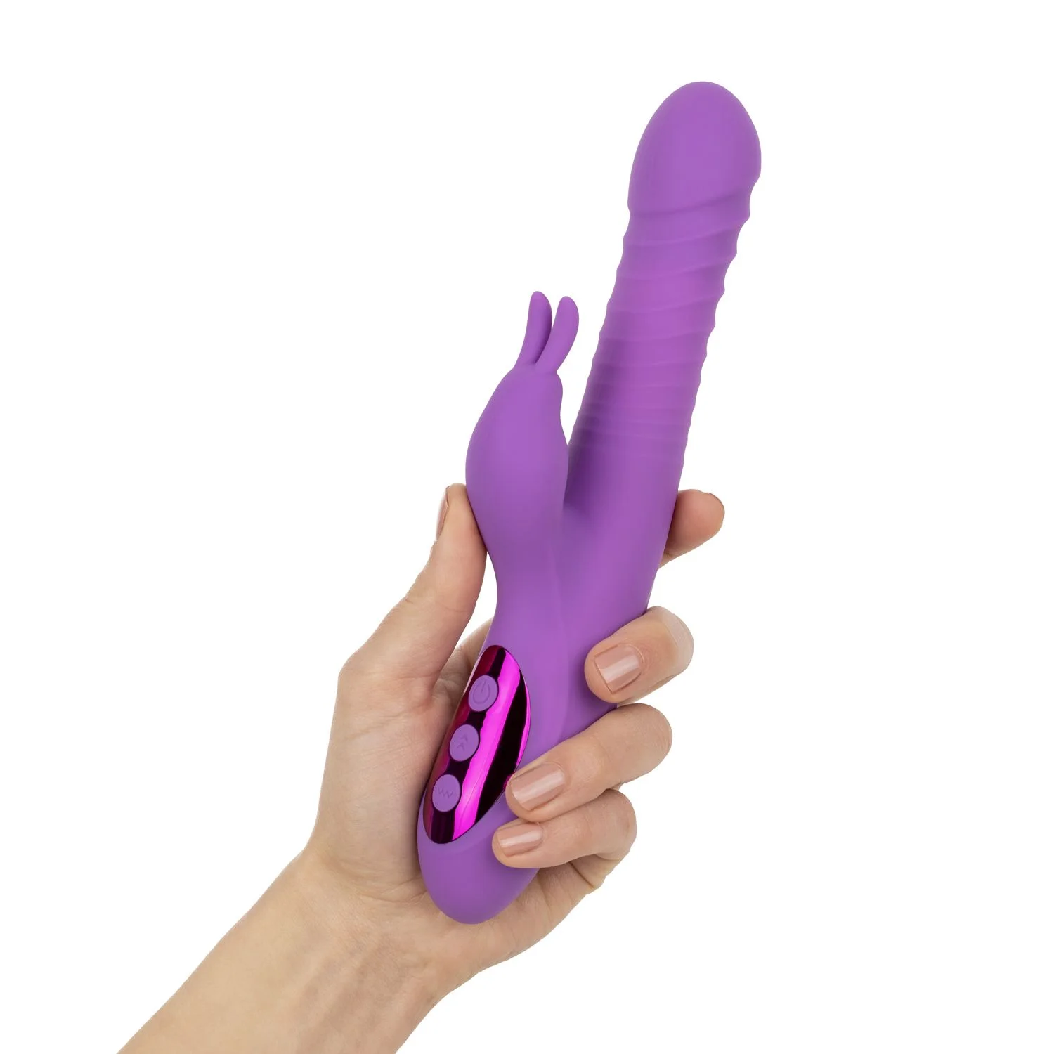 Teazers – Stotende, Verwarmende Rabbit Vibrator – Paars