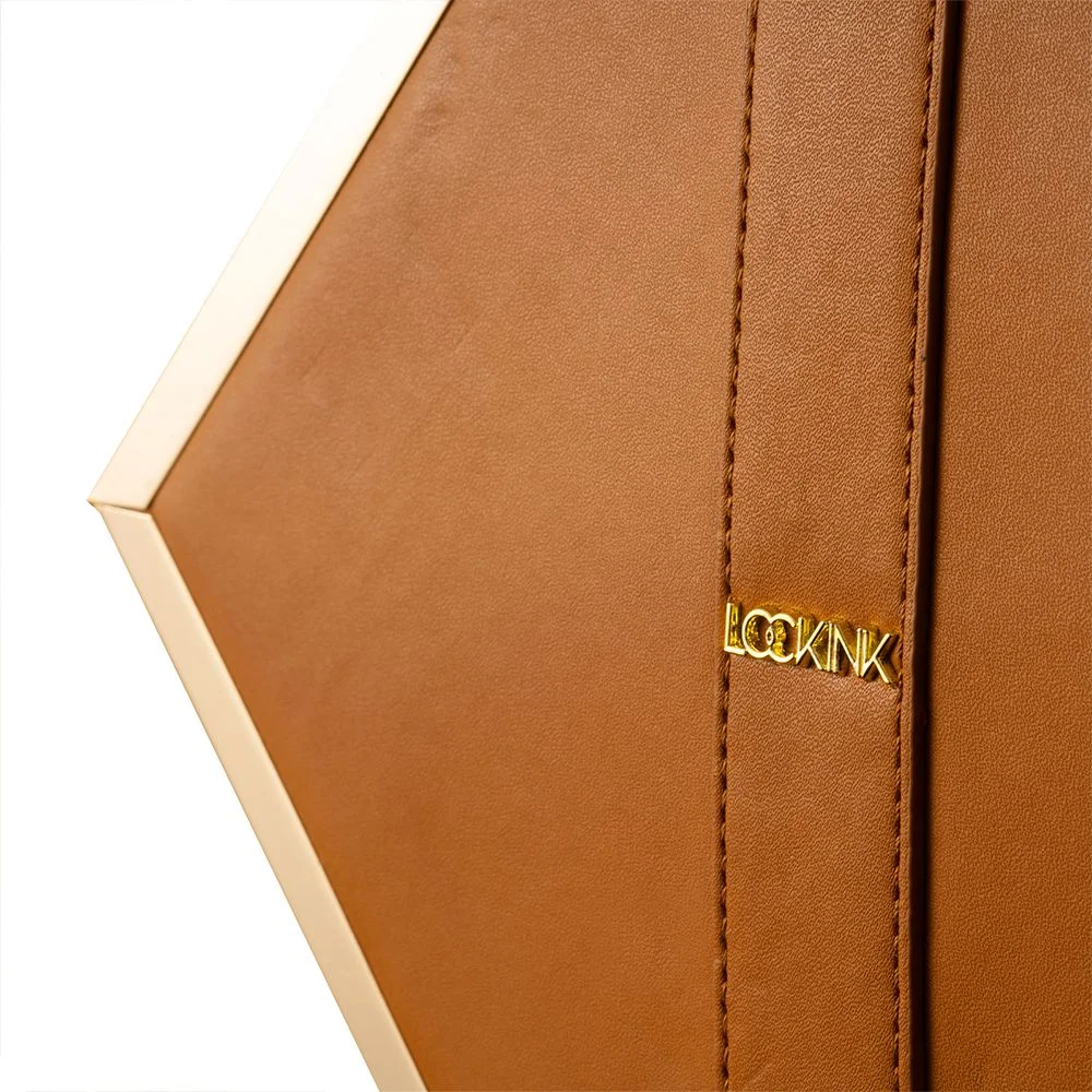 LOCKINK - Mysterious Square Kink Bag - bruin