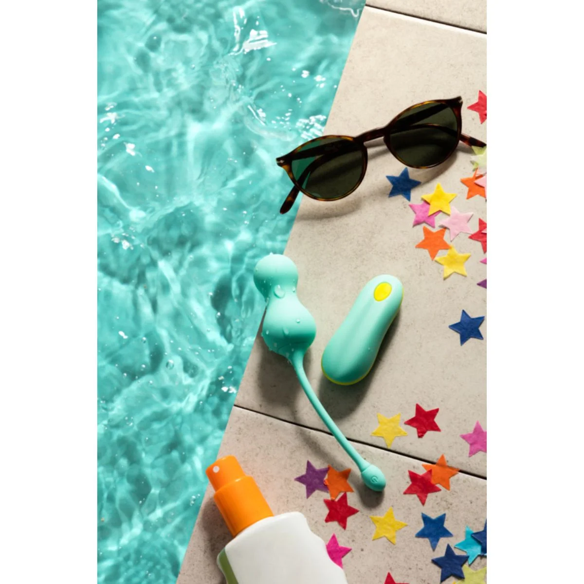 ROMP – Cello Vibrerende Love Egg – Turquoise