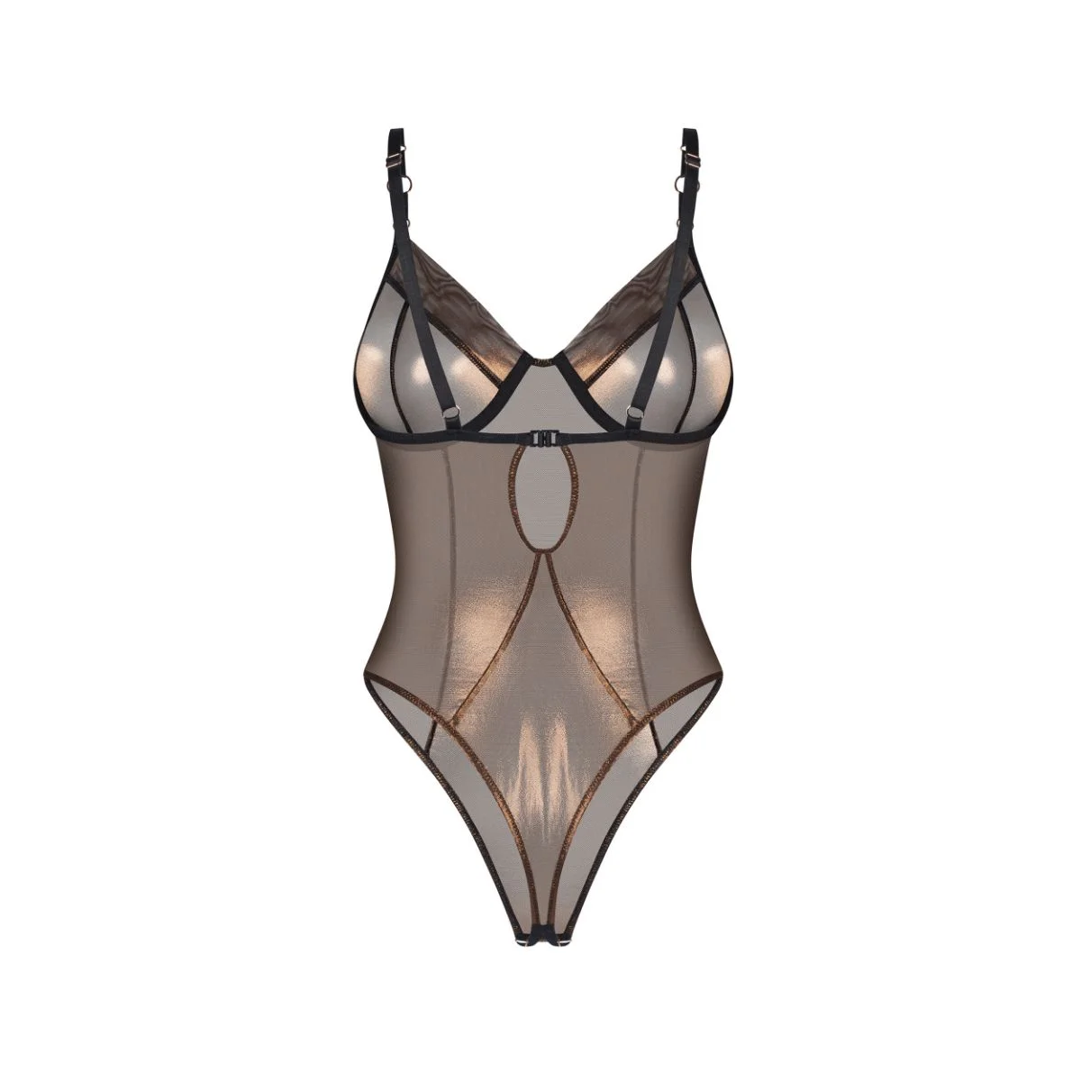 Obsessive – Soranna Crotchless Teddy – Brown