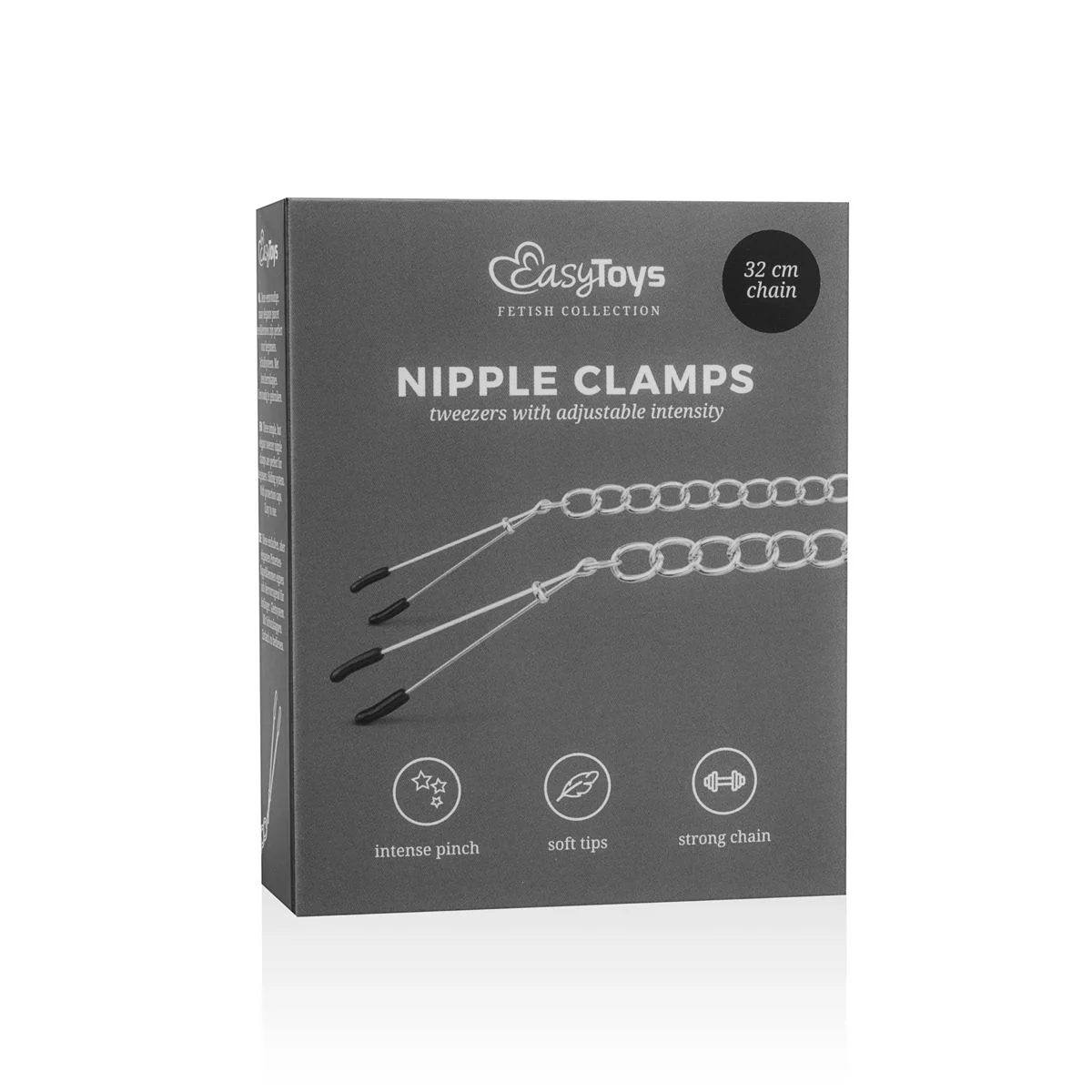 Fetish - Pincet Tepelklemmen Met Ketting