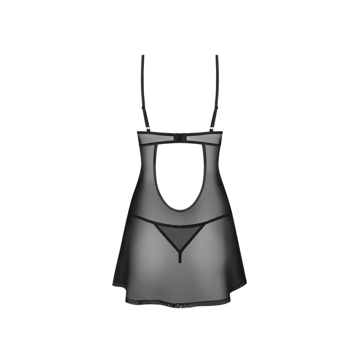Obsessive – Euridia Chemise & Tanga – Black
