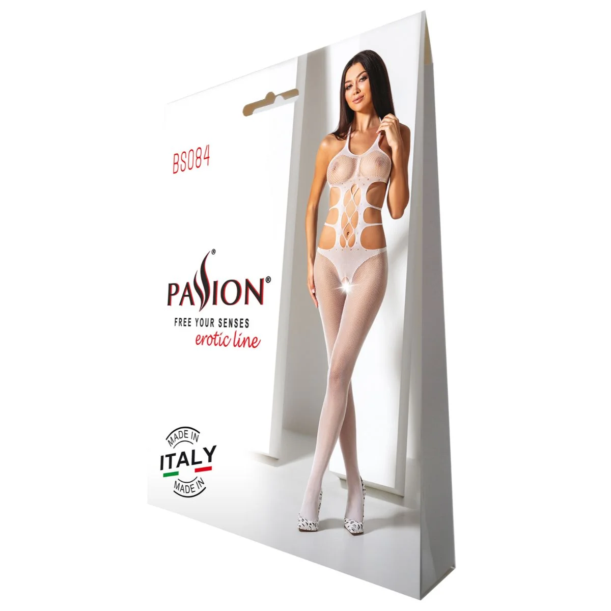 Passion - BS084 Catsuit - Wit