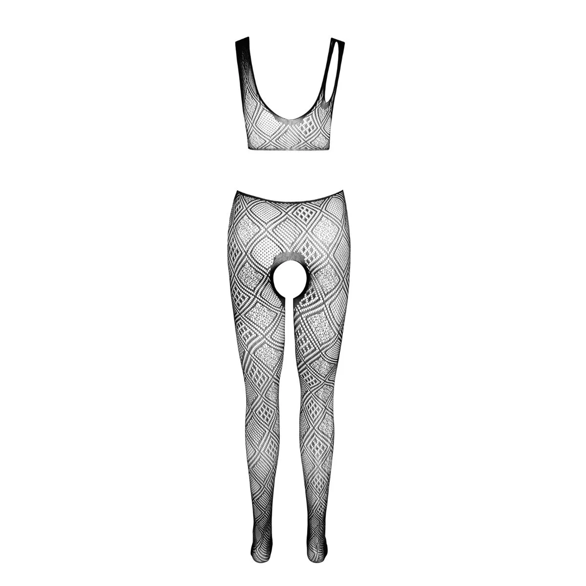 Passion - BS085 Catsuit - Zwart