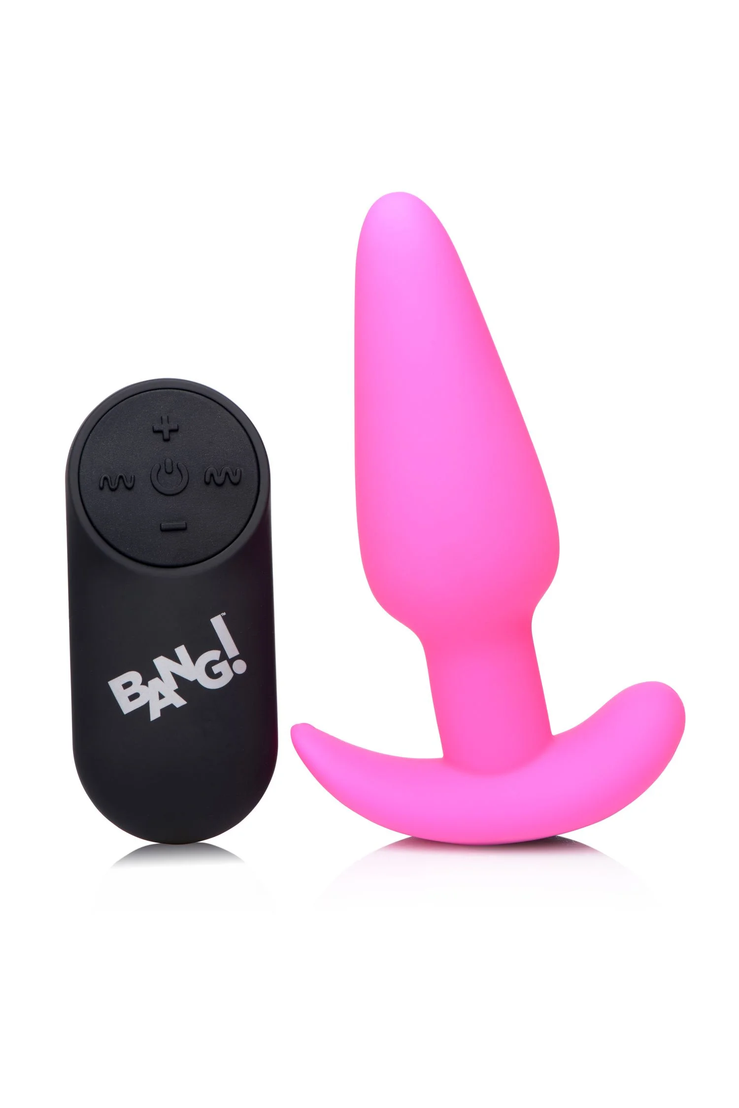 BANG! - Vibrerende Anaalplug met Afstandsbediening - Roze