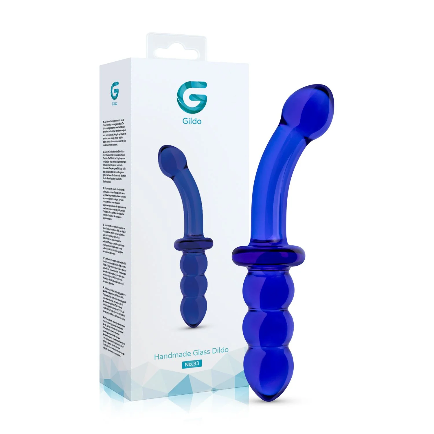 Gildo - Dubbele Glazen G-spot/Prostaat Dildo No. 33