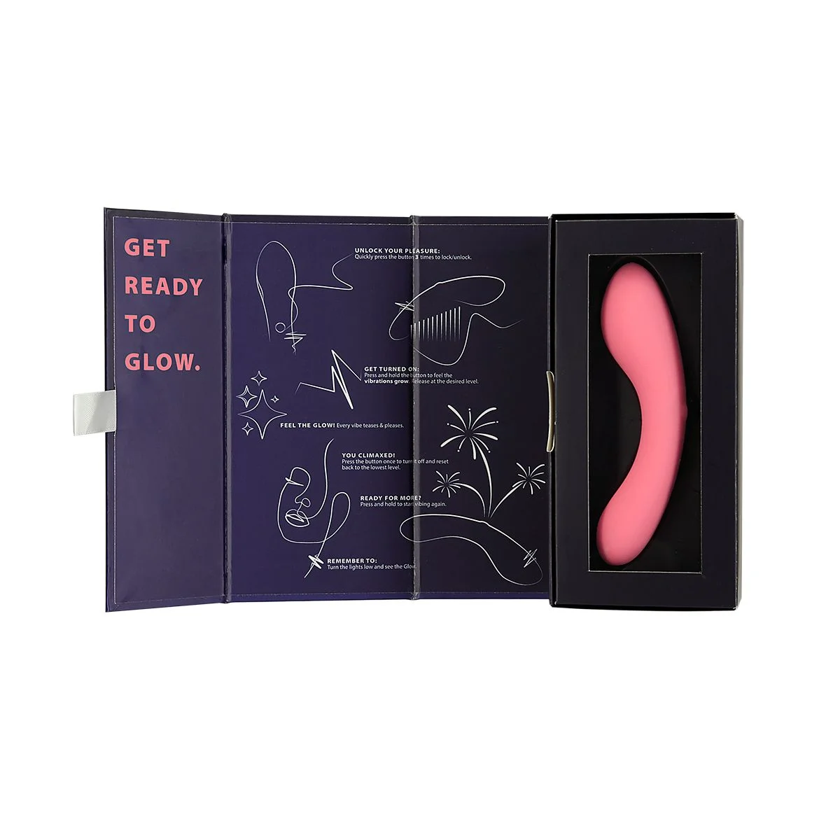 Swan - The Mini Swan Wand Glow In The Dark Pink