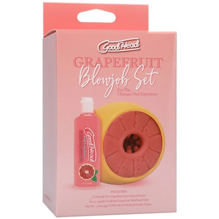 Doc Johnson - GoodHead Grapefruit Blowjob Set