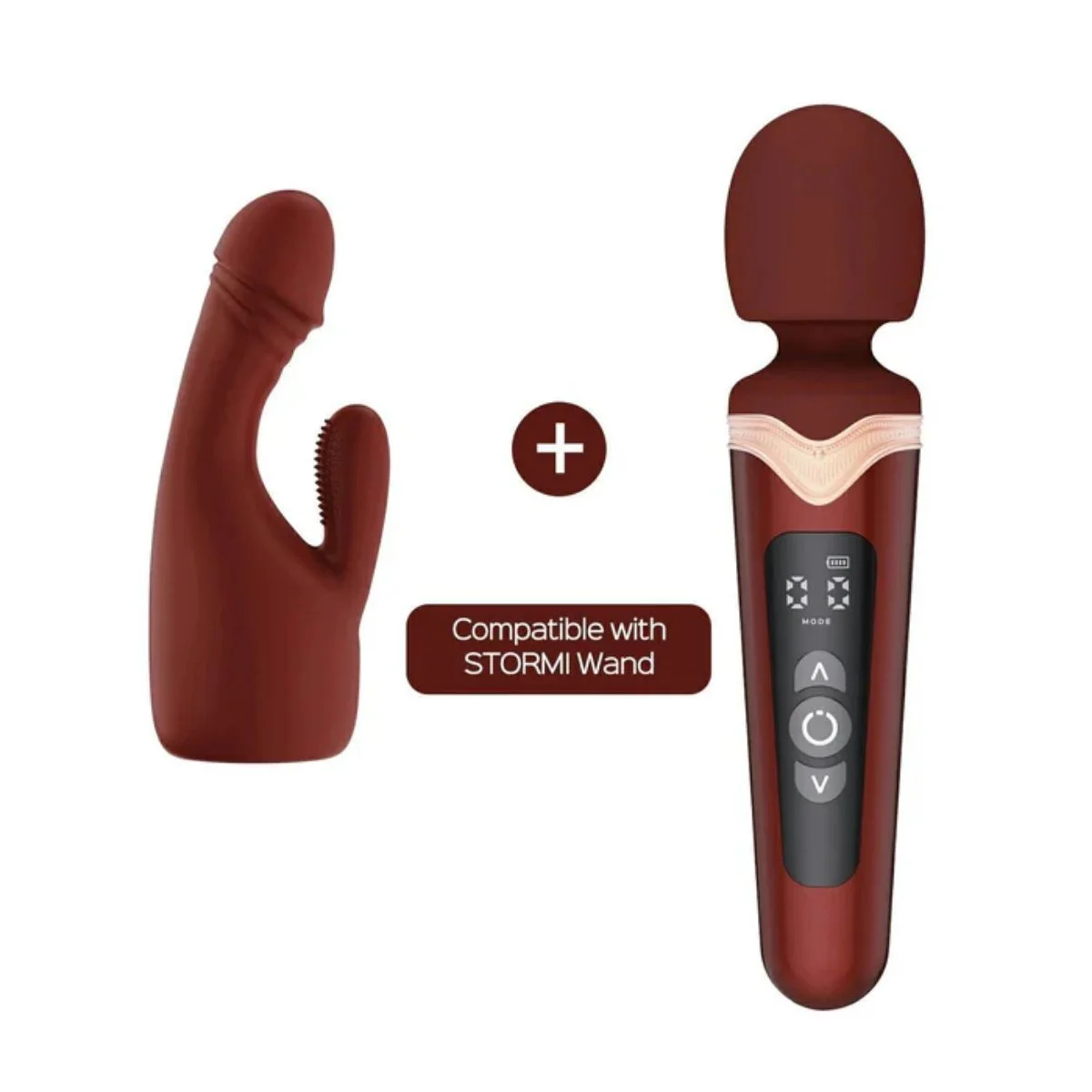 HoneyPlayBox – Stormi Heating Wand Vibrator – Rood