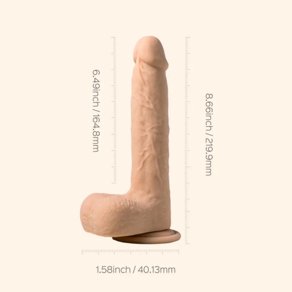 HoneyPlayBox – Luis Thrusting Warming Dildo – 21.99 cm