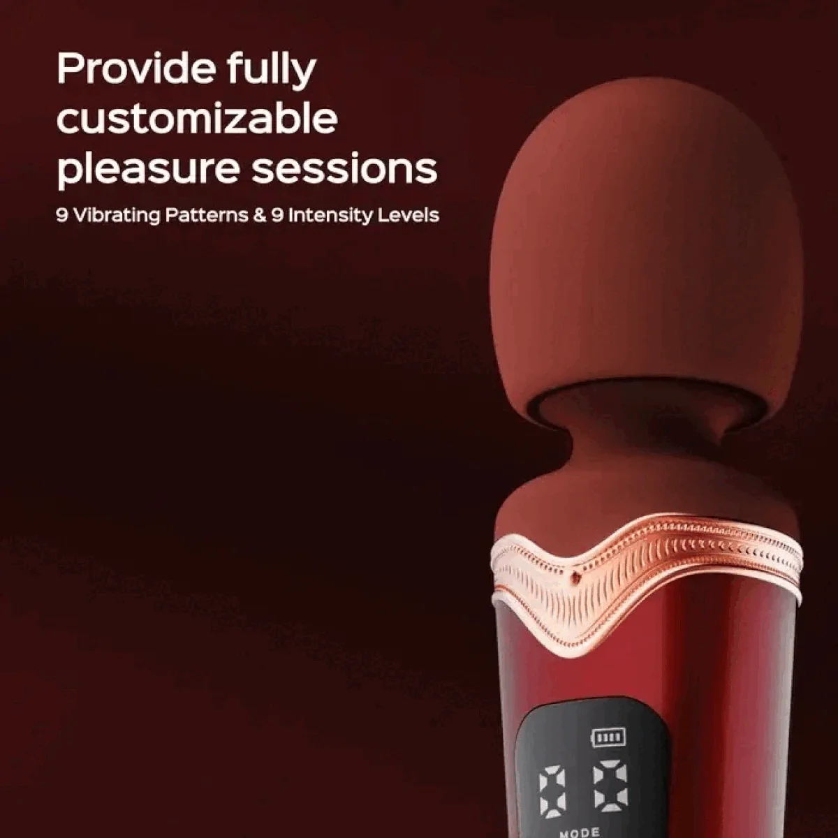 HoneyPlayBox – Stormi Heating Wand Vibrator – Rood