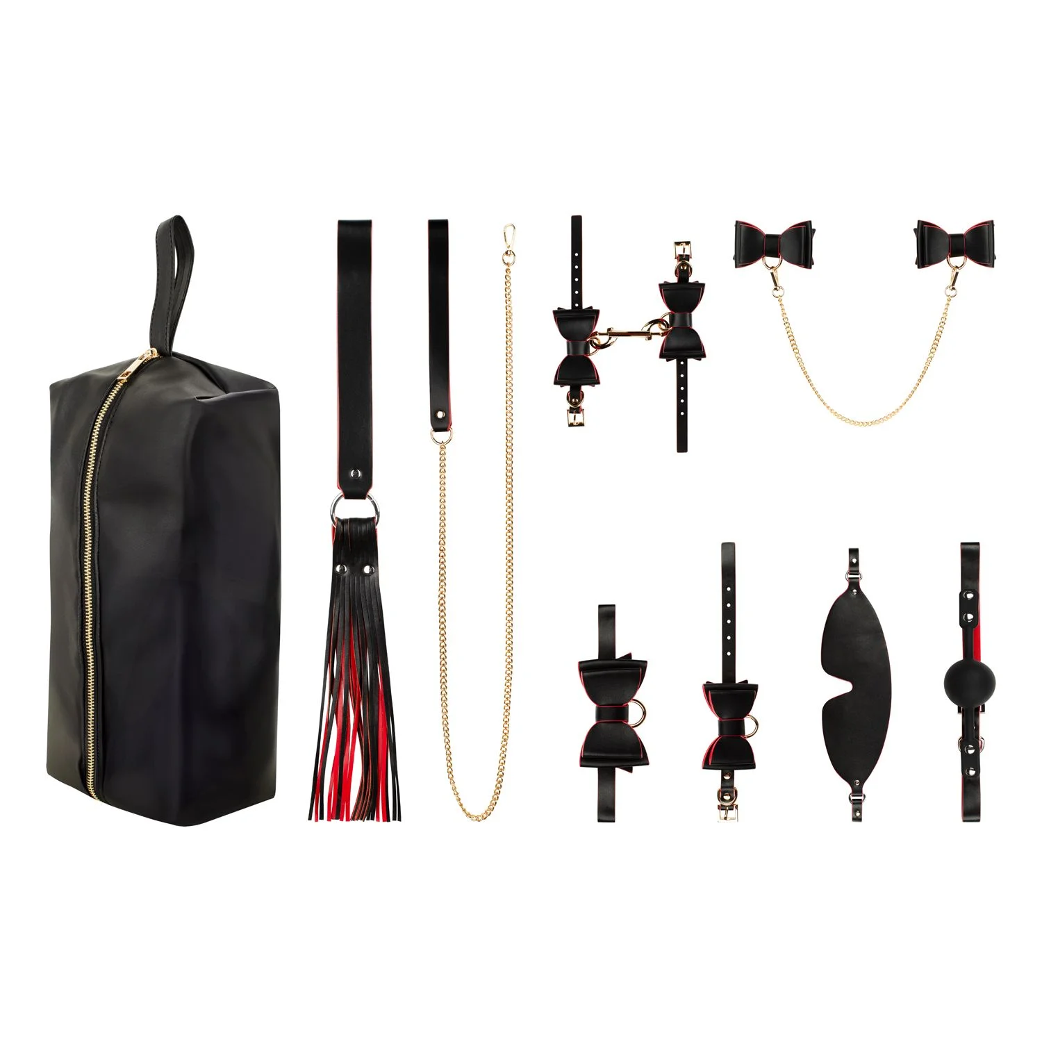 Bedroom Fantasies - Crimson & Ebony - 8-delige Luxe Set