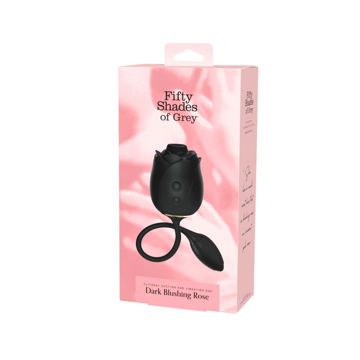 Fifty Shades of Grey - Blushing Rose Luchtdruk- en G-spot Vibrator - Zwart