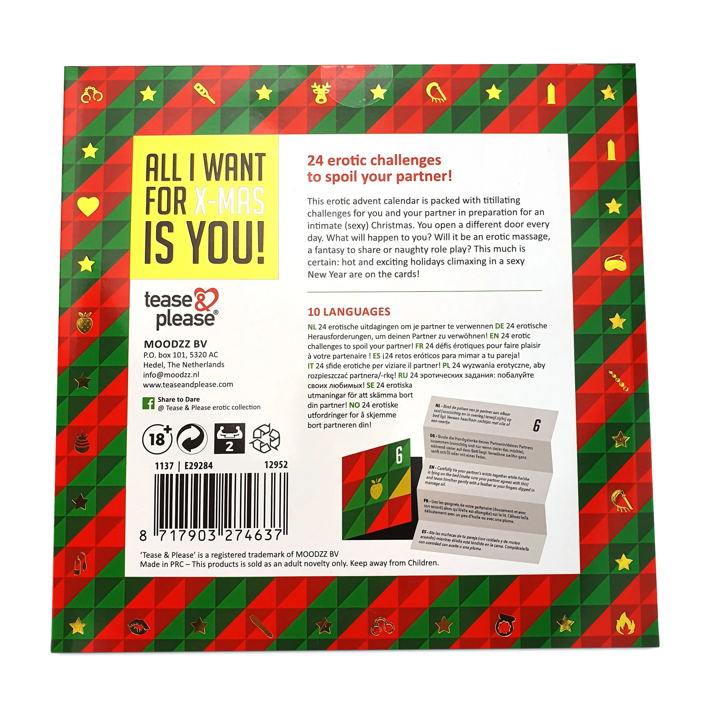 Erotische Advent Kalender – 24 Uitdagingen