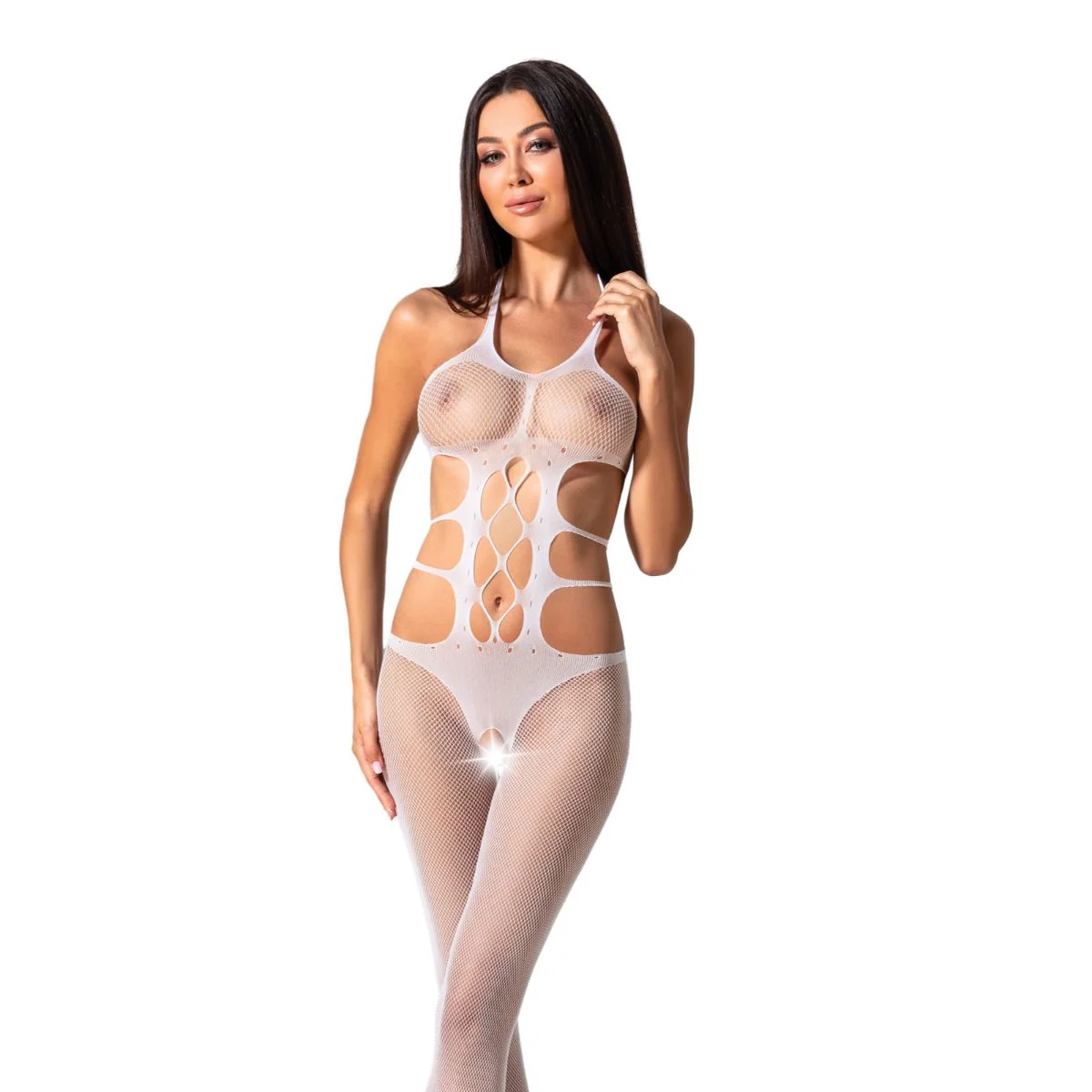 Passion - BS084 Catsuit - Wit