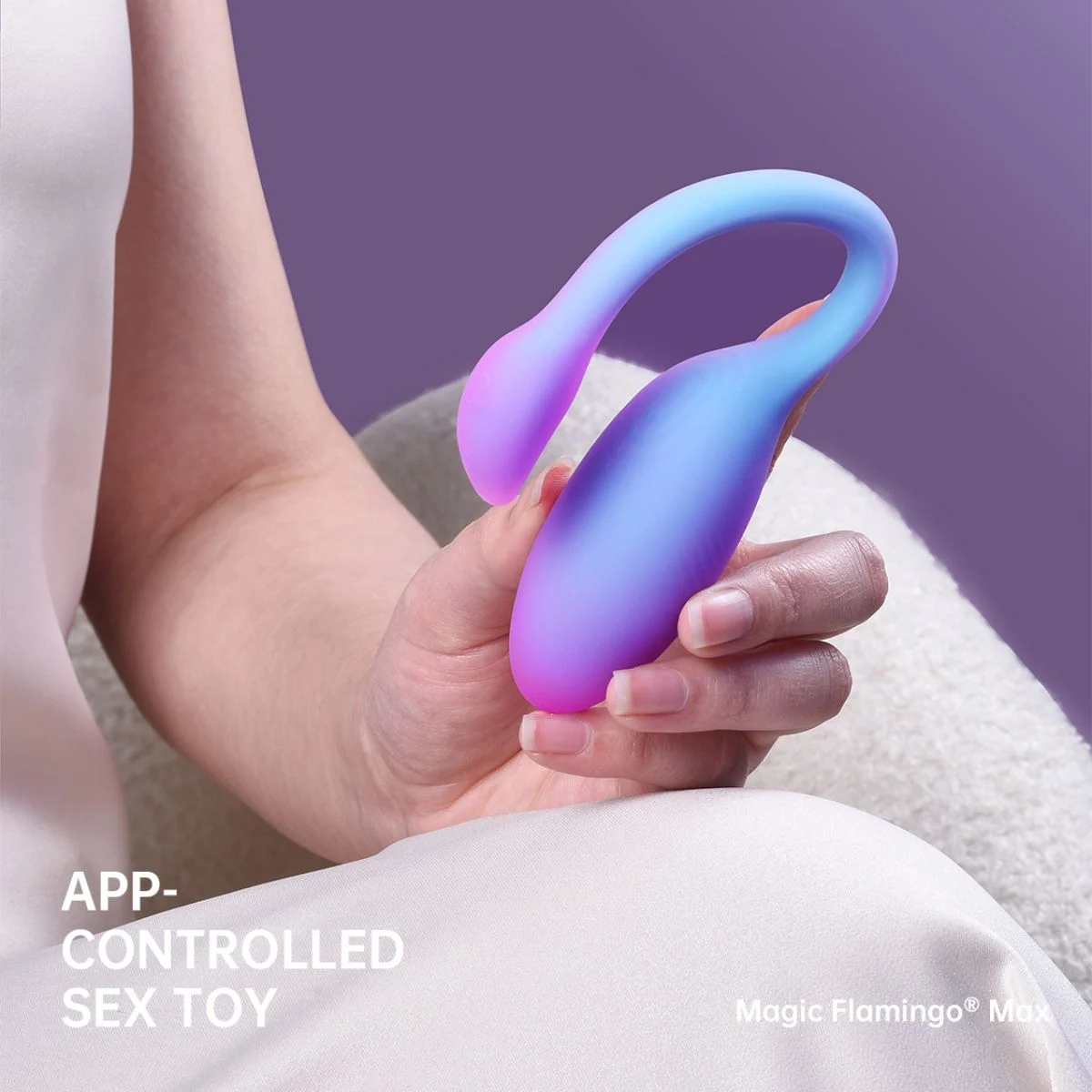 Magic Motion - Magic Flamingo Max Vibratie Ei - Blauw