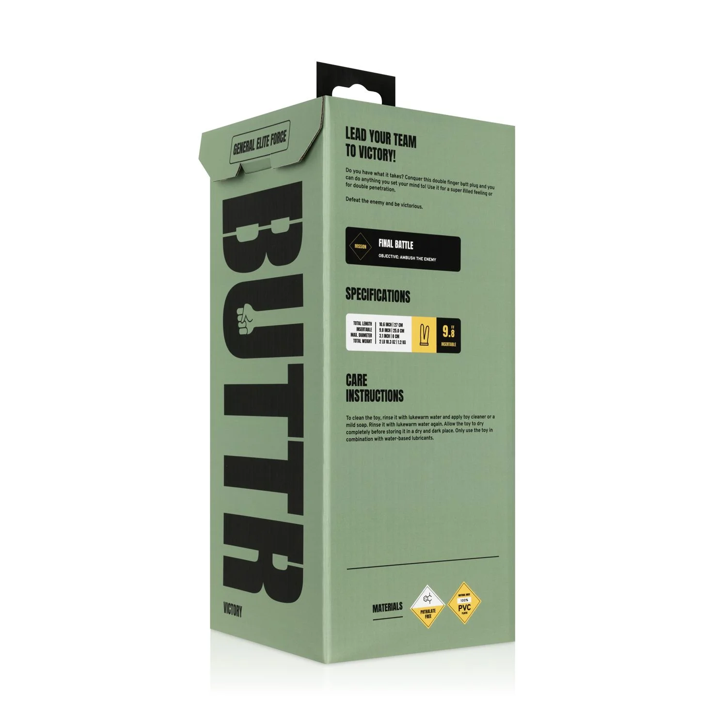 BUTTR - Victory Dubbele Vinger Buttplug