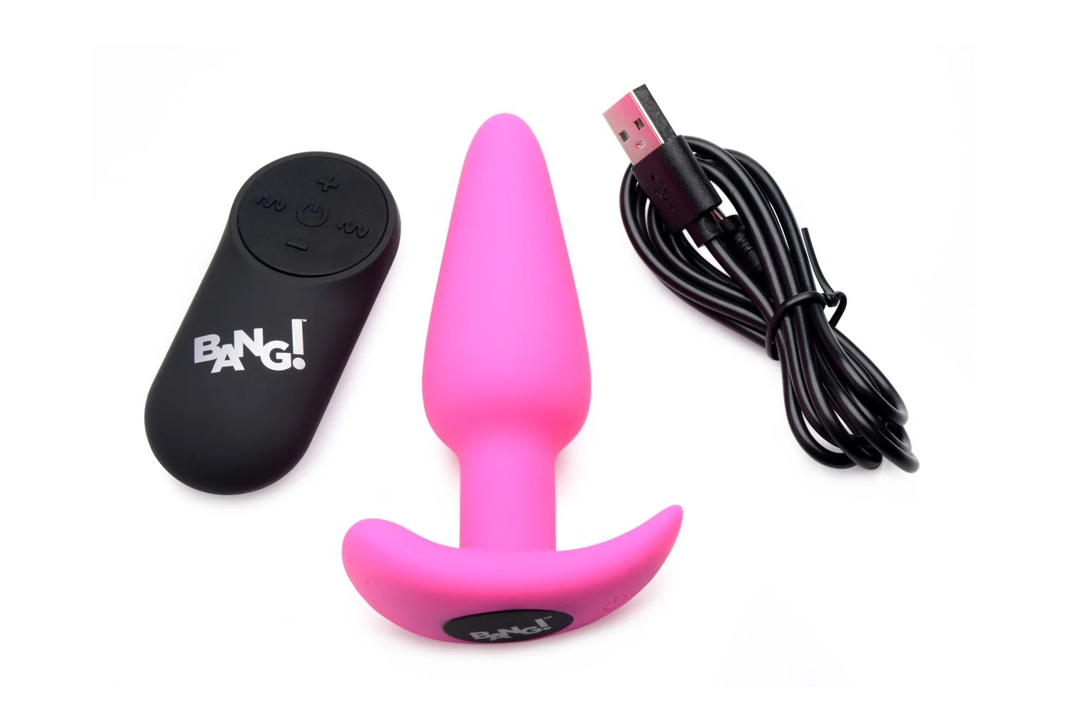 BANG! - Vibrerende Anaalplug met Afstandsbediening - Roze