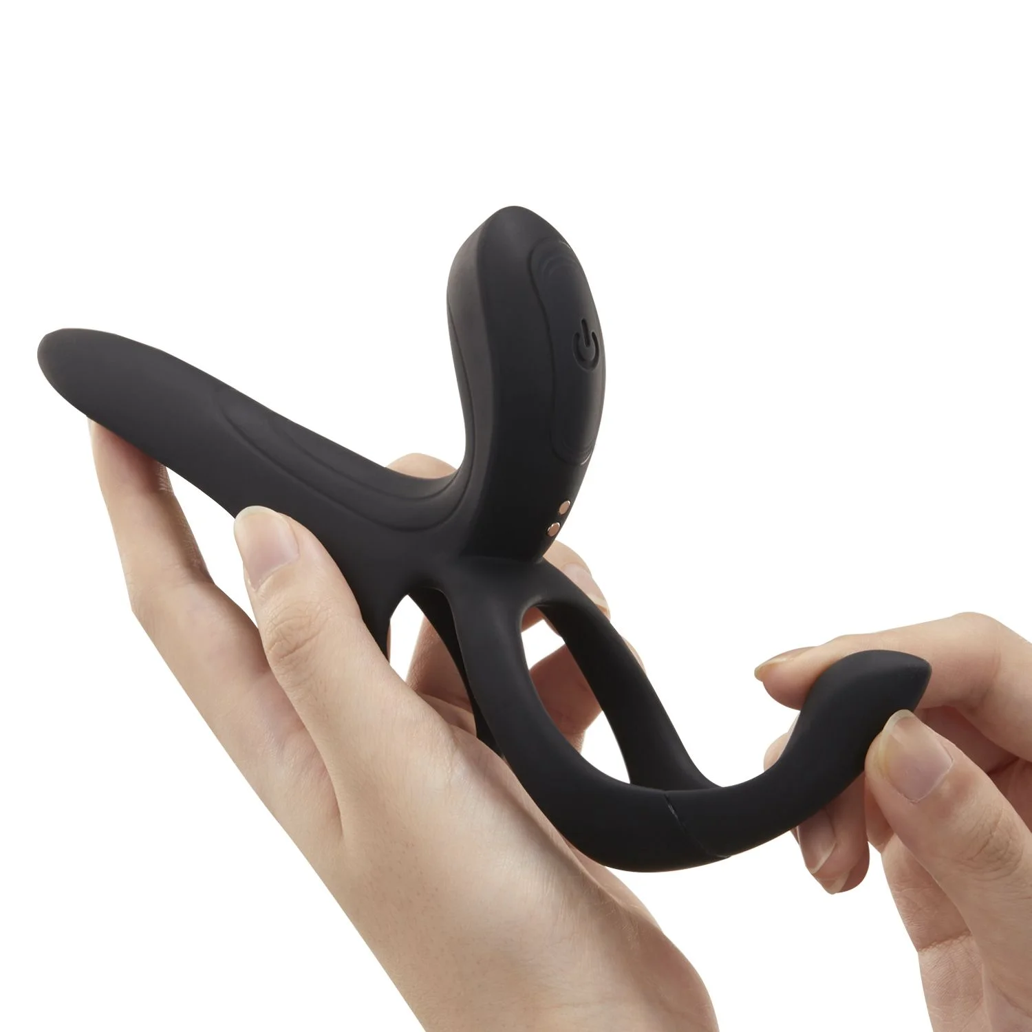 HoneyPlayBox - Pleasure Pivot App-bestuurde Vibrator voor Koppels Zwart