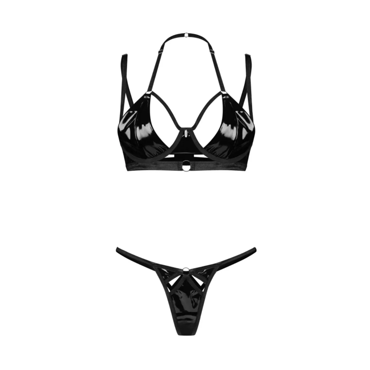 Obsessive – Keira Lise 2-Delige Set – Zwart