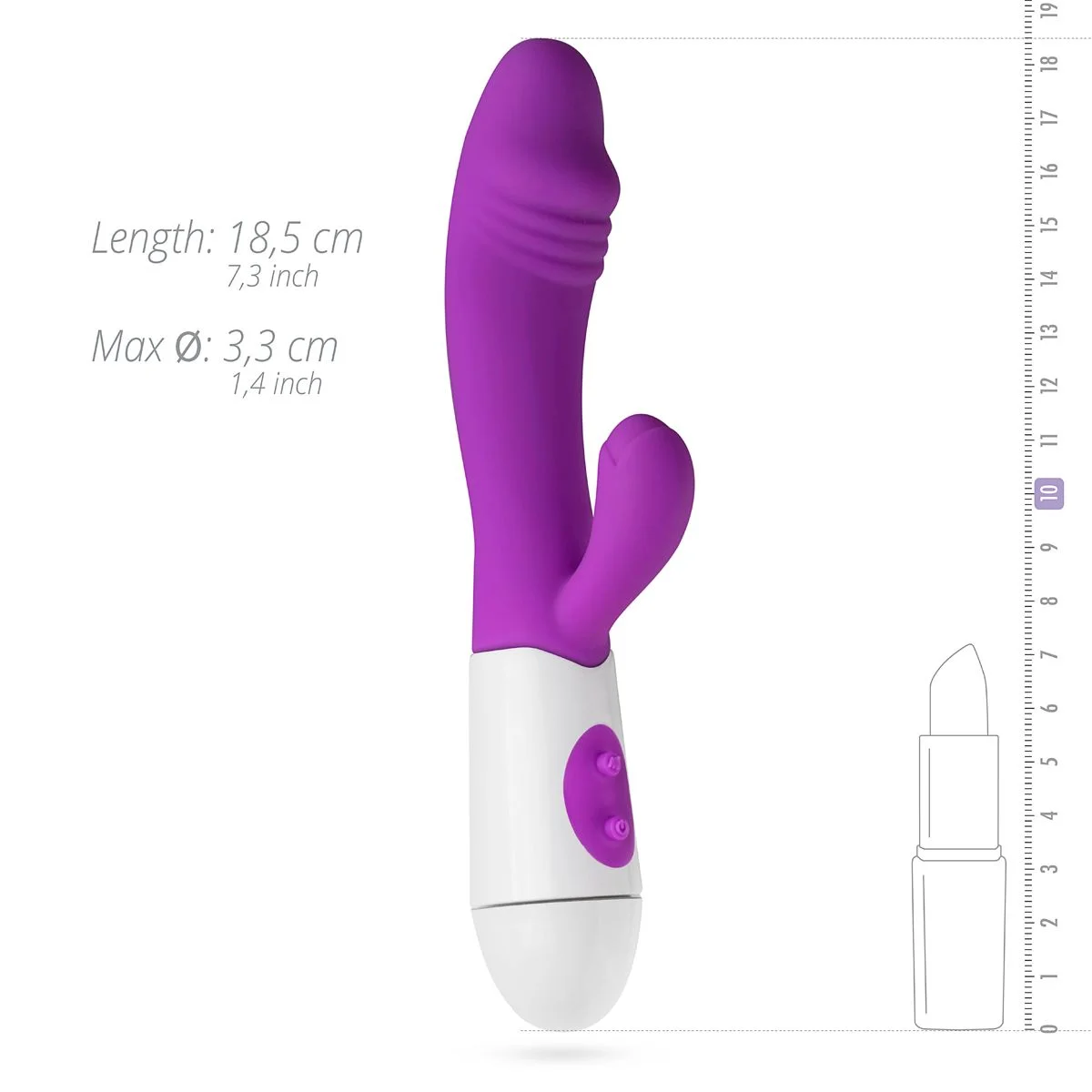 Teazers – Tarzanbocht Vibrator – Paars
