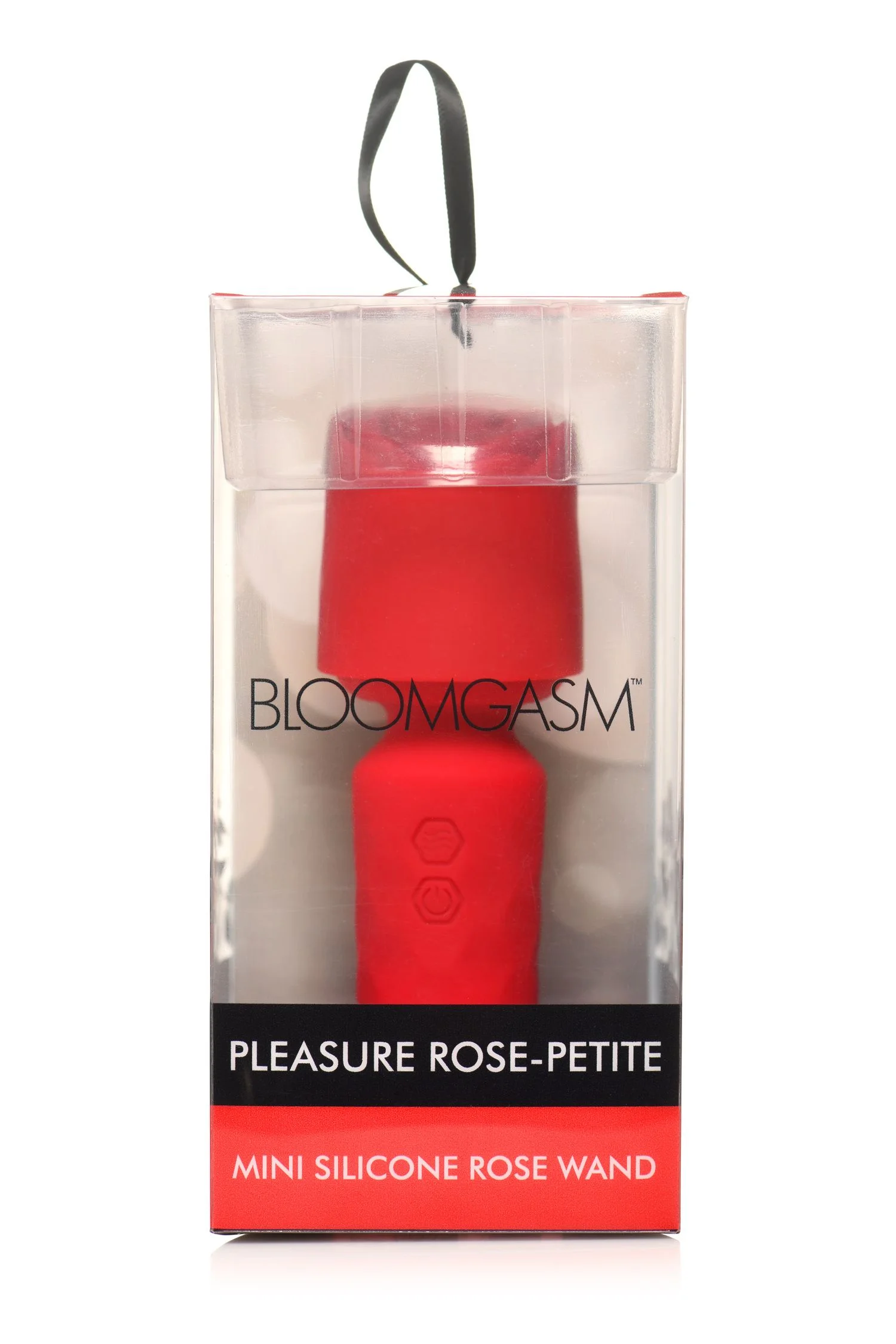 BLOOMGASM - Pleasure Rose Mini Wand Vibrator - Rood