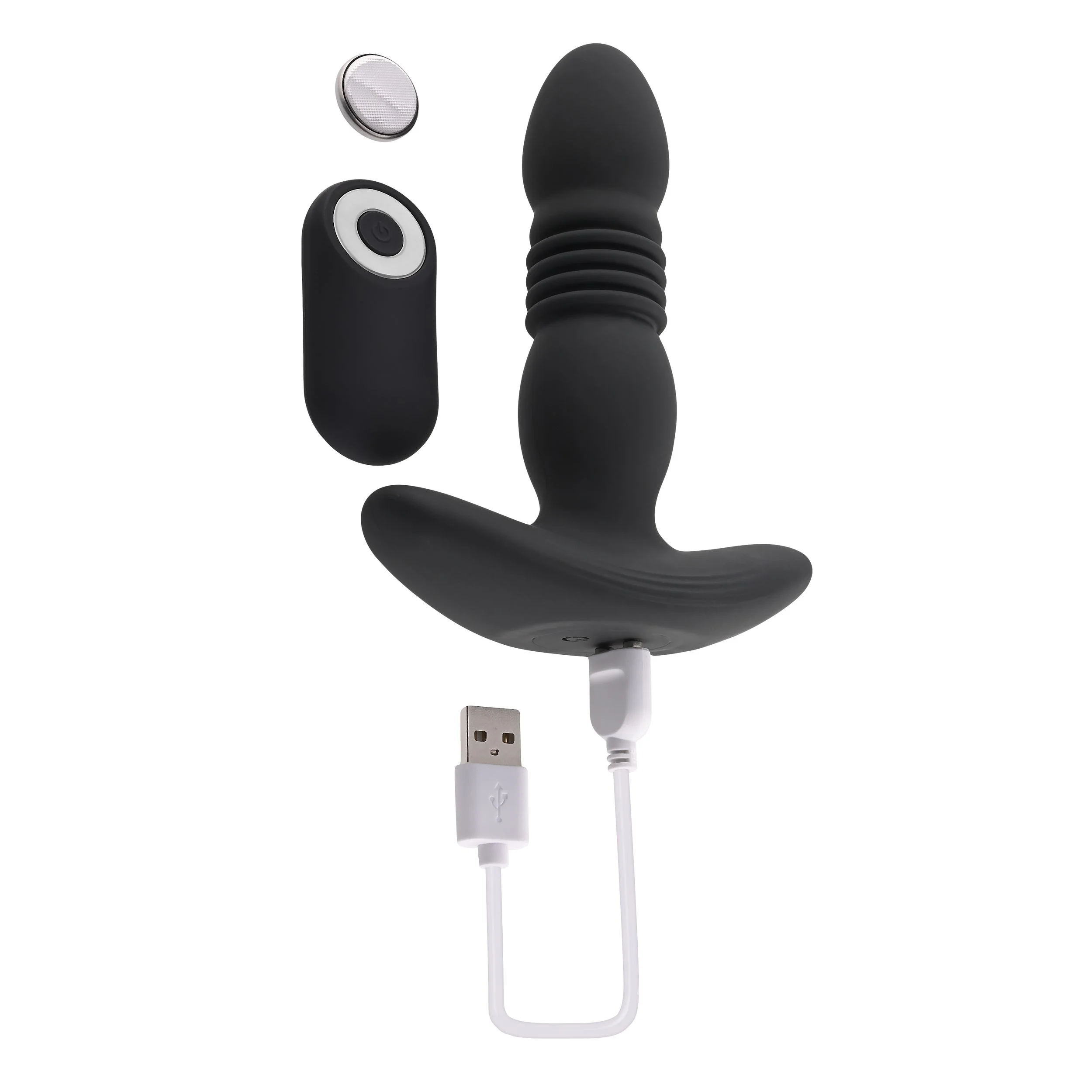 Playboy  - Trust The Thrust Buttplug - Zwart