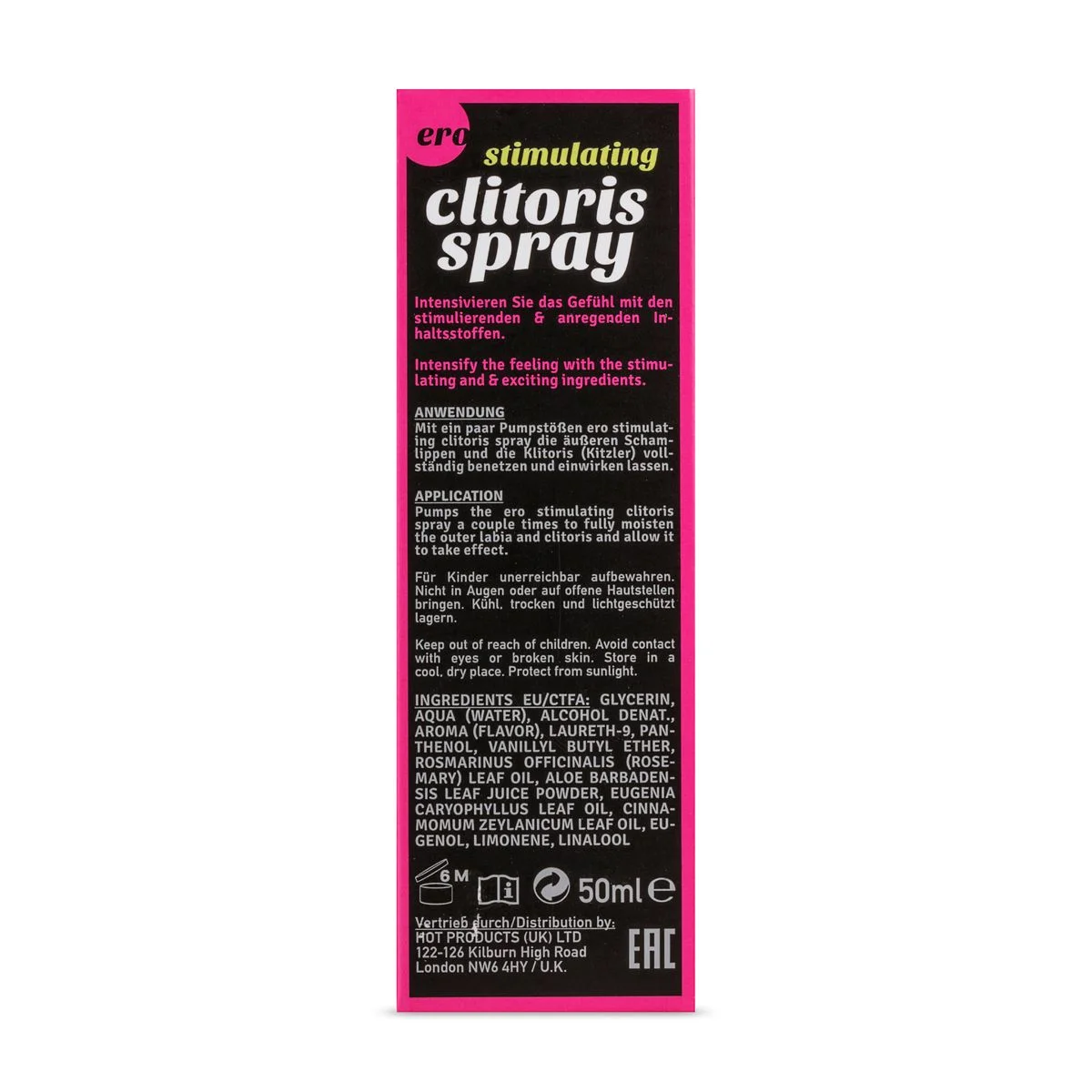 HOT Stimulerende Clitoris Spray - 50 ml