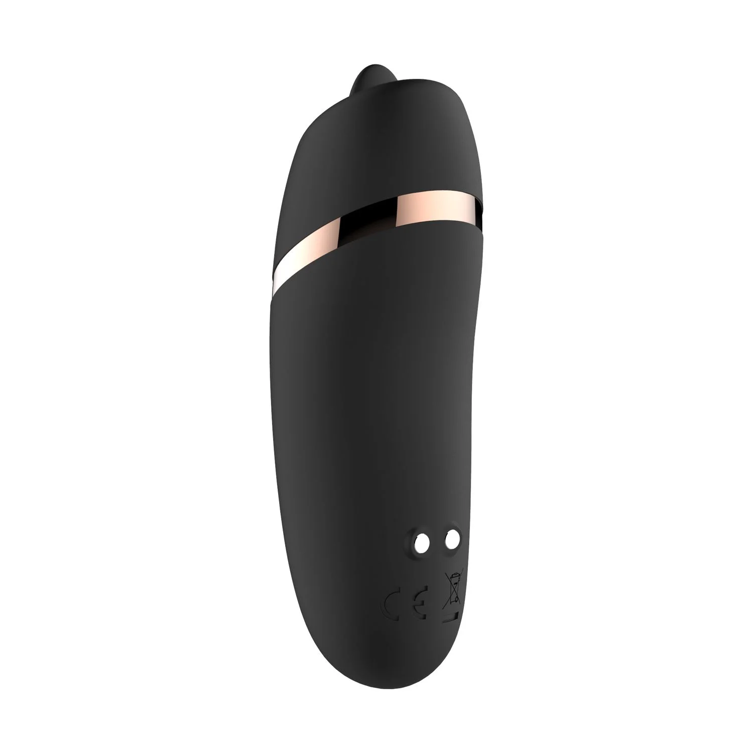 Rosy Gold – Licking Stimulator met Luxe Oplaadcase – Zwart