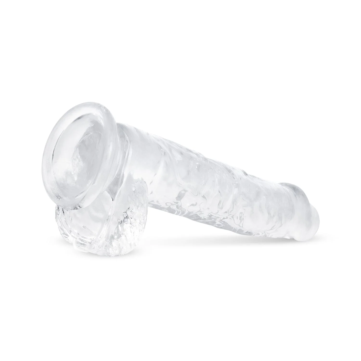 Jelly Dildo met Ballen - 13,5 cm
