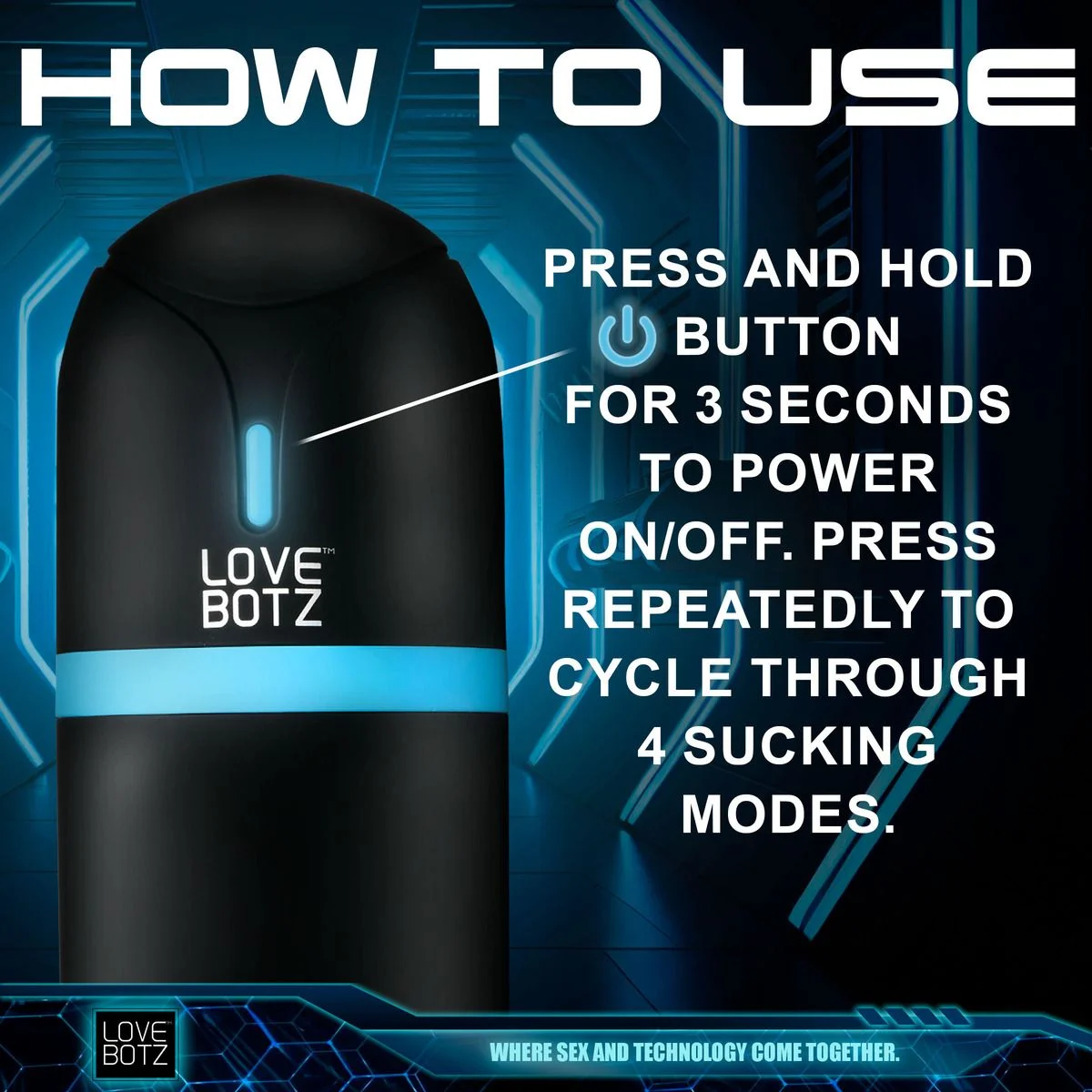 THE MILKER - Mega-Pod Sucking Masturbator - Zwart
