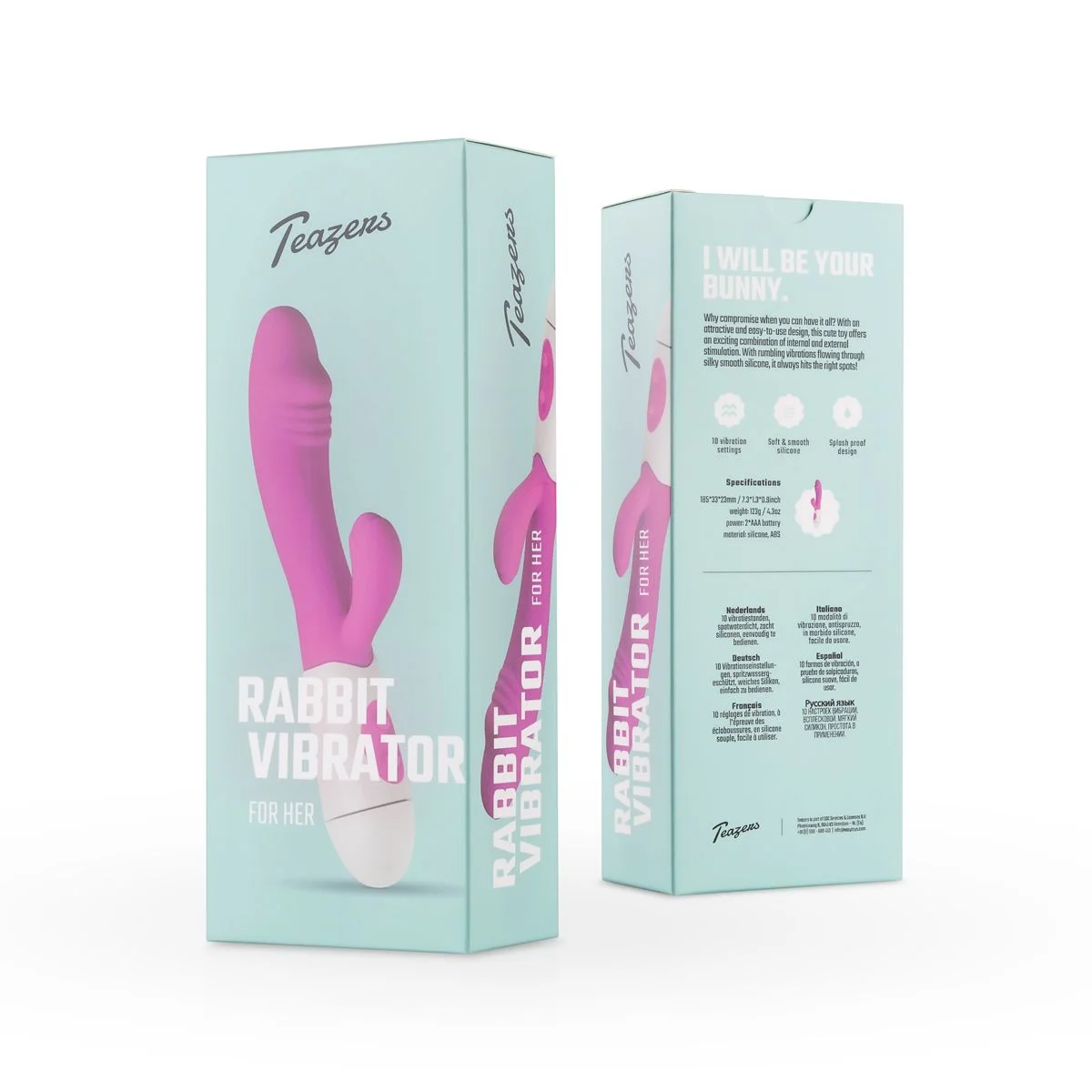 Teazers – Tarzanbocht Vibrator – Paars