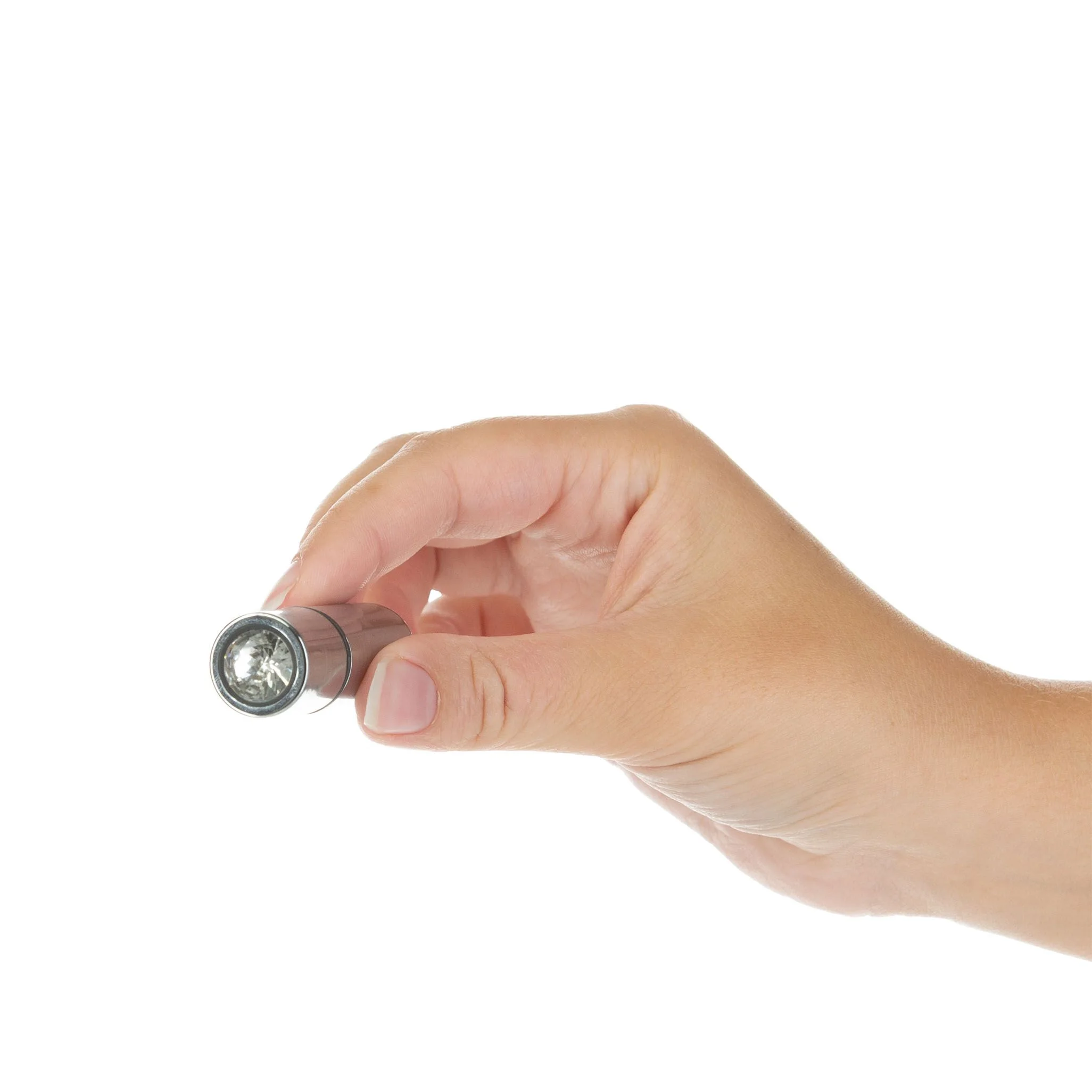 PowerBullet - First Class Mini Bulllet met Kristal 9 Standen Zilver