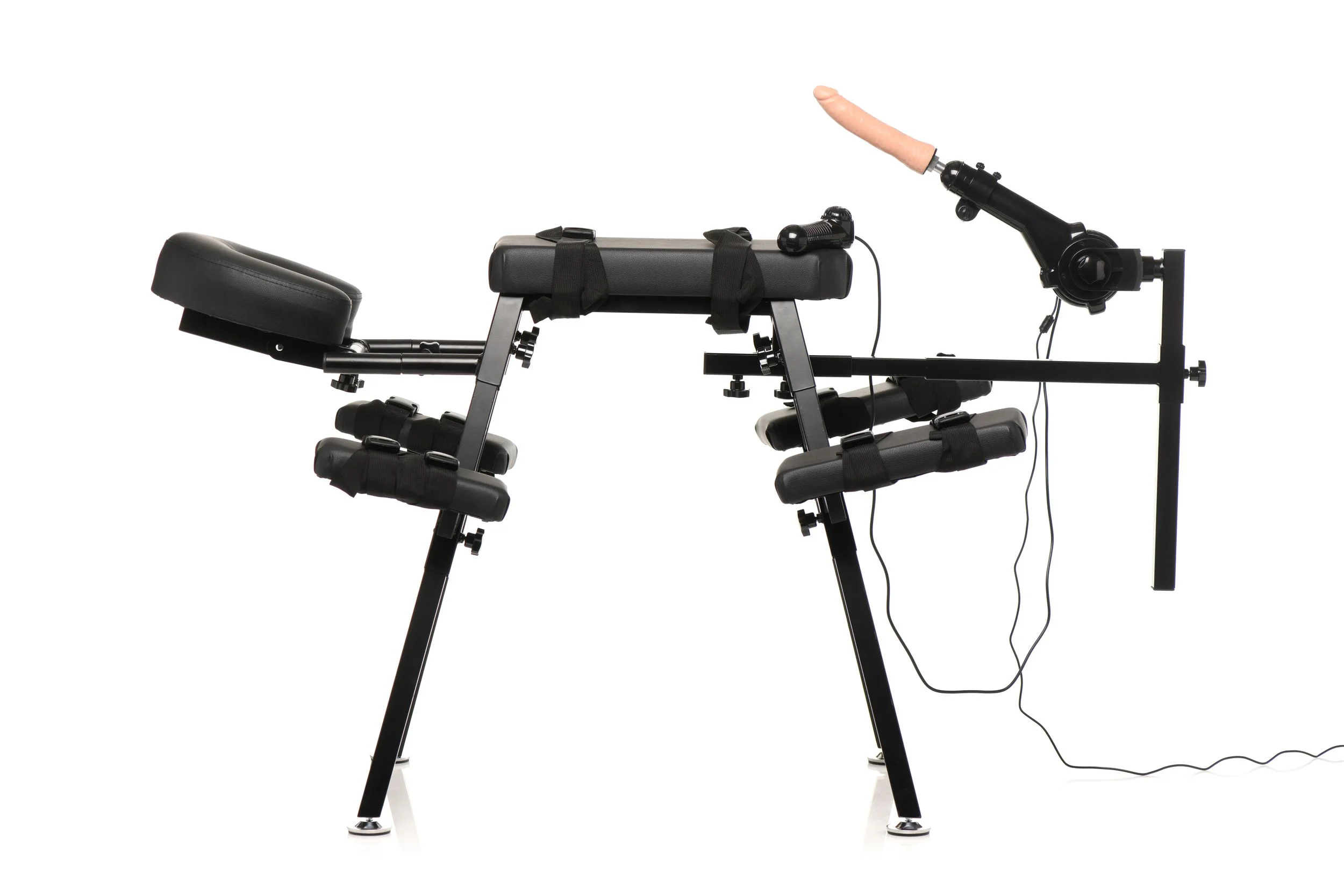 XR Brands - Obedience Bench Met Seksmachine - Zwart