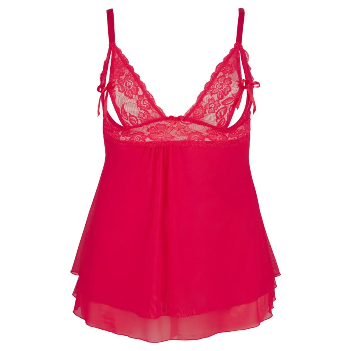 Cottelli Collection - Babydoll Met Half Open Cups