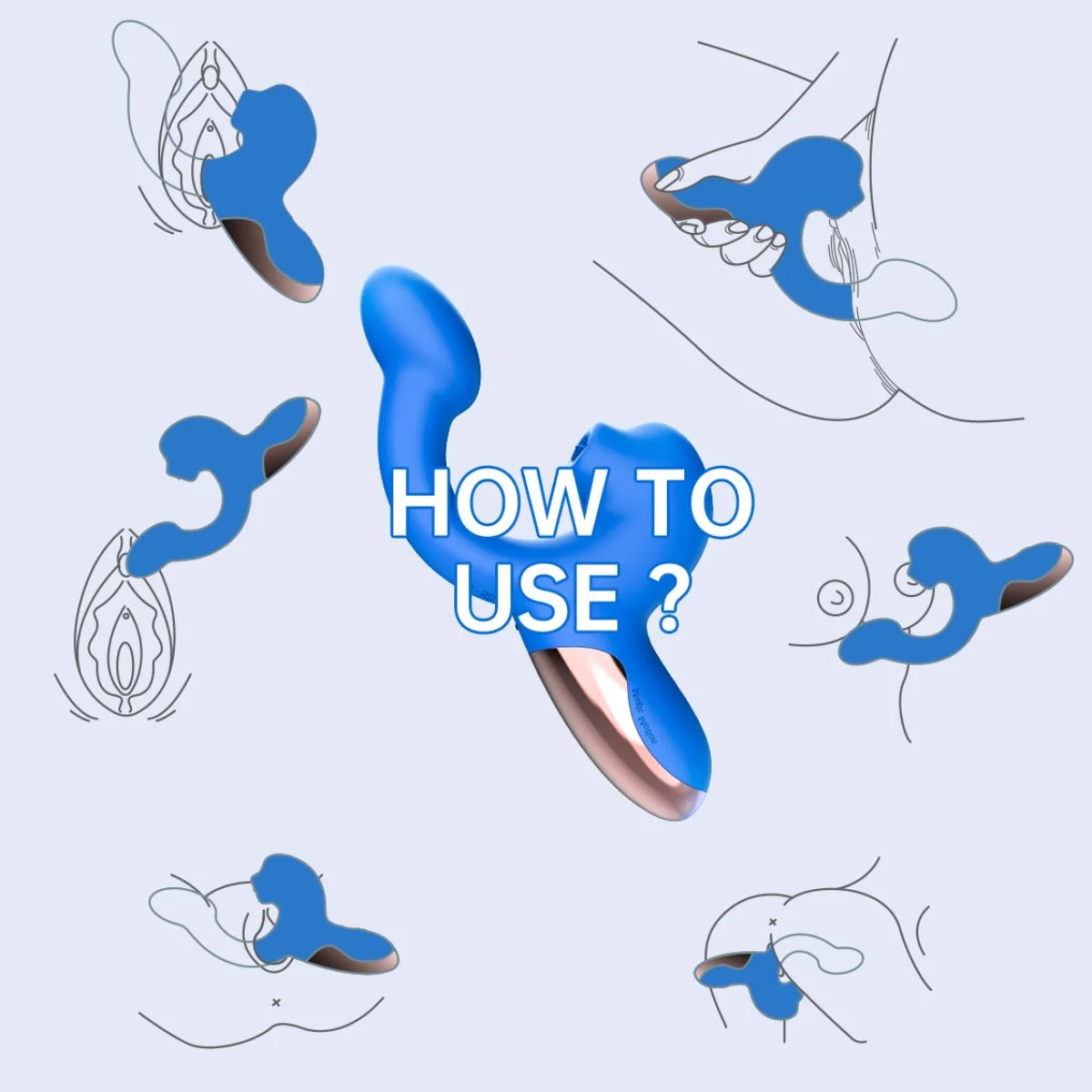 Magic Motion – Magic Ponder Vibrator met Lick & G-Spot Functie – Blauw