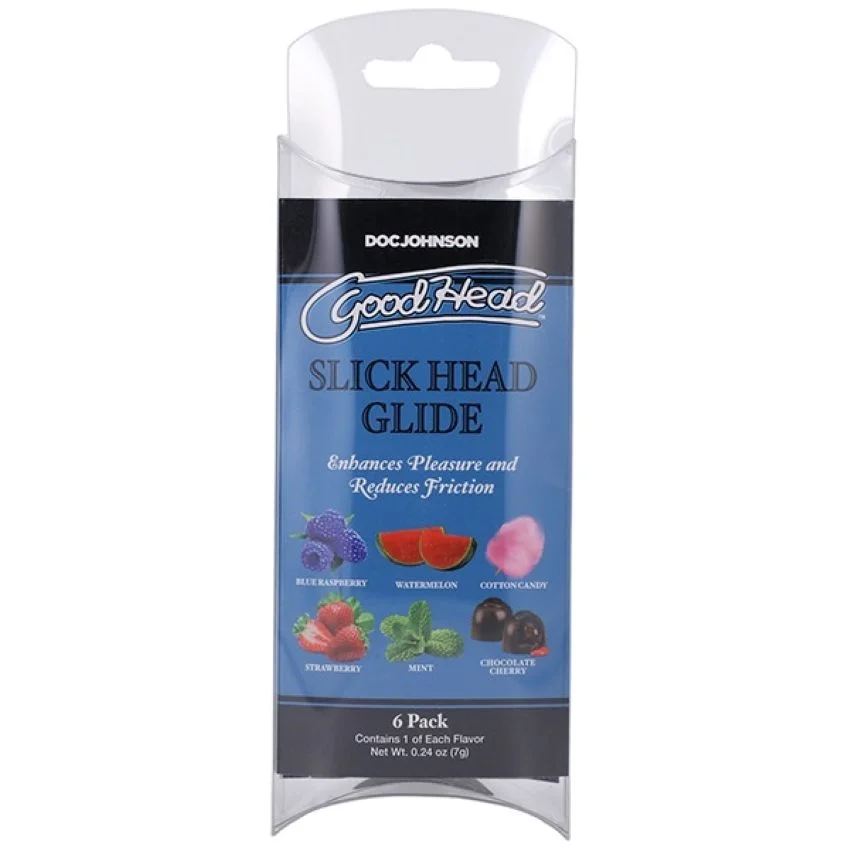 Doc Johnson - GoodHead Slick Head Glide - 6 stuks