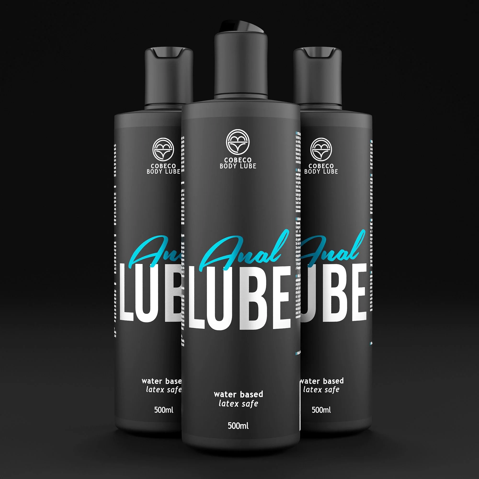 Cobeco Anaal Glijmiddel op waterbasis - 500ml