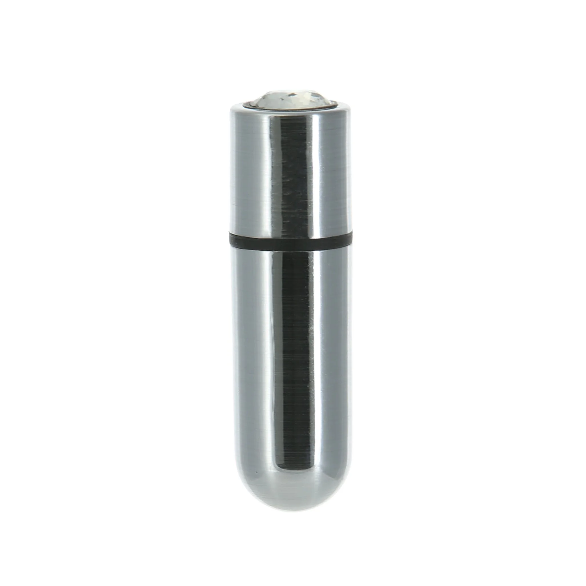 PowerBullet - First Class Mini Bulllet met Kristal 9 Standen Zilver