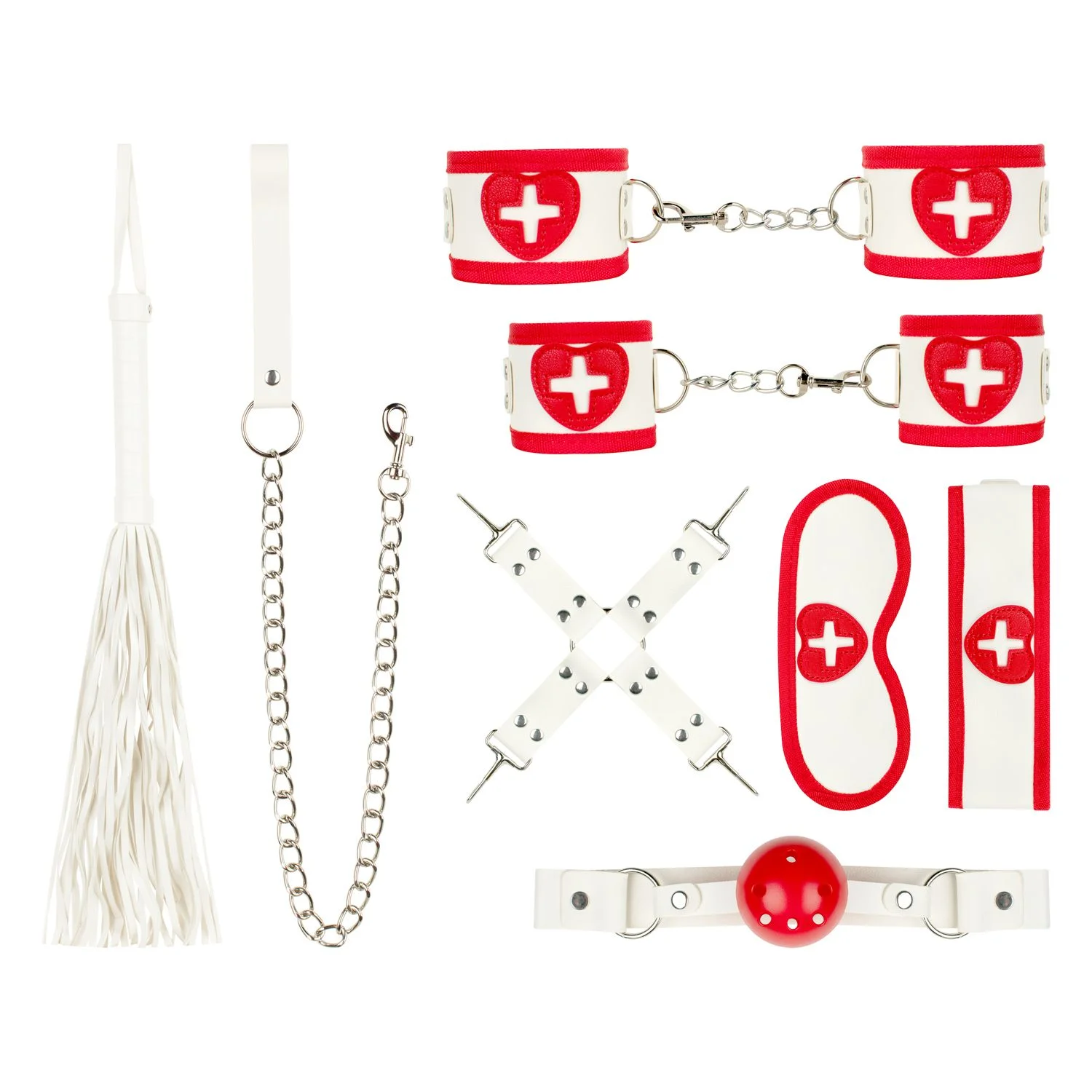 Bedroom Fantasies - Kinky Care - 8-delig Verpleegster Set