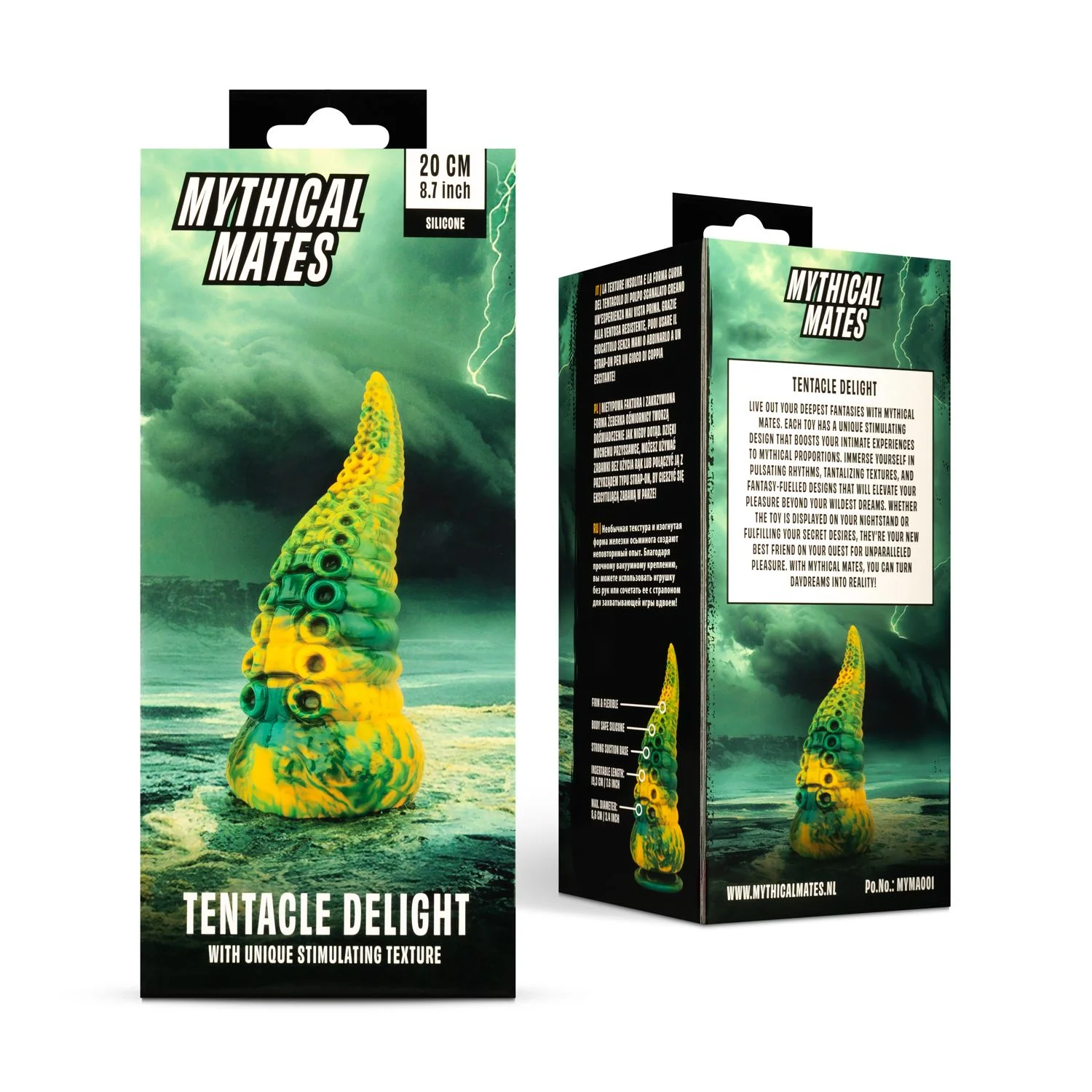 Mythical Mates - Tentacle Delight Groen & Geel