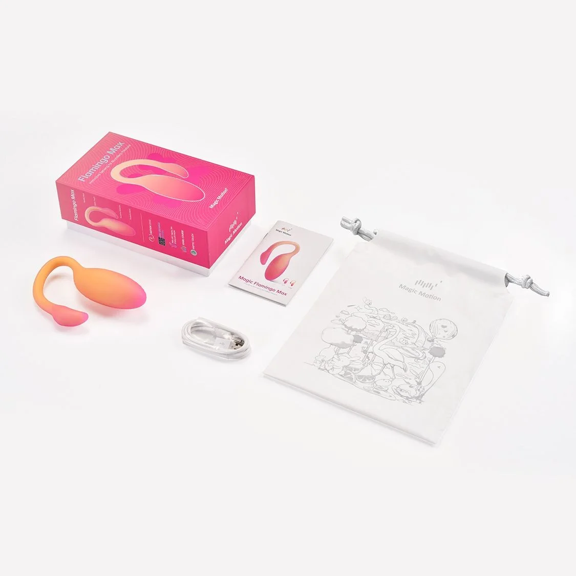 Magic Motion - Flamingo Max Vibrerend Ei en Kegeltrainer in 1  - Oranje