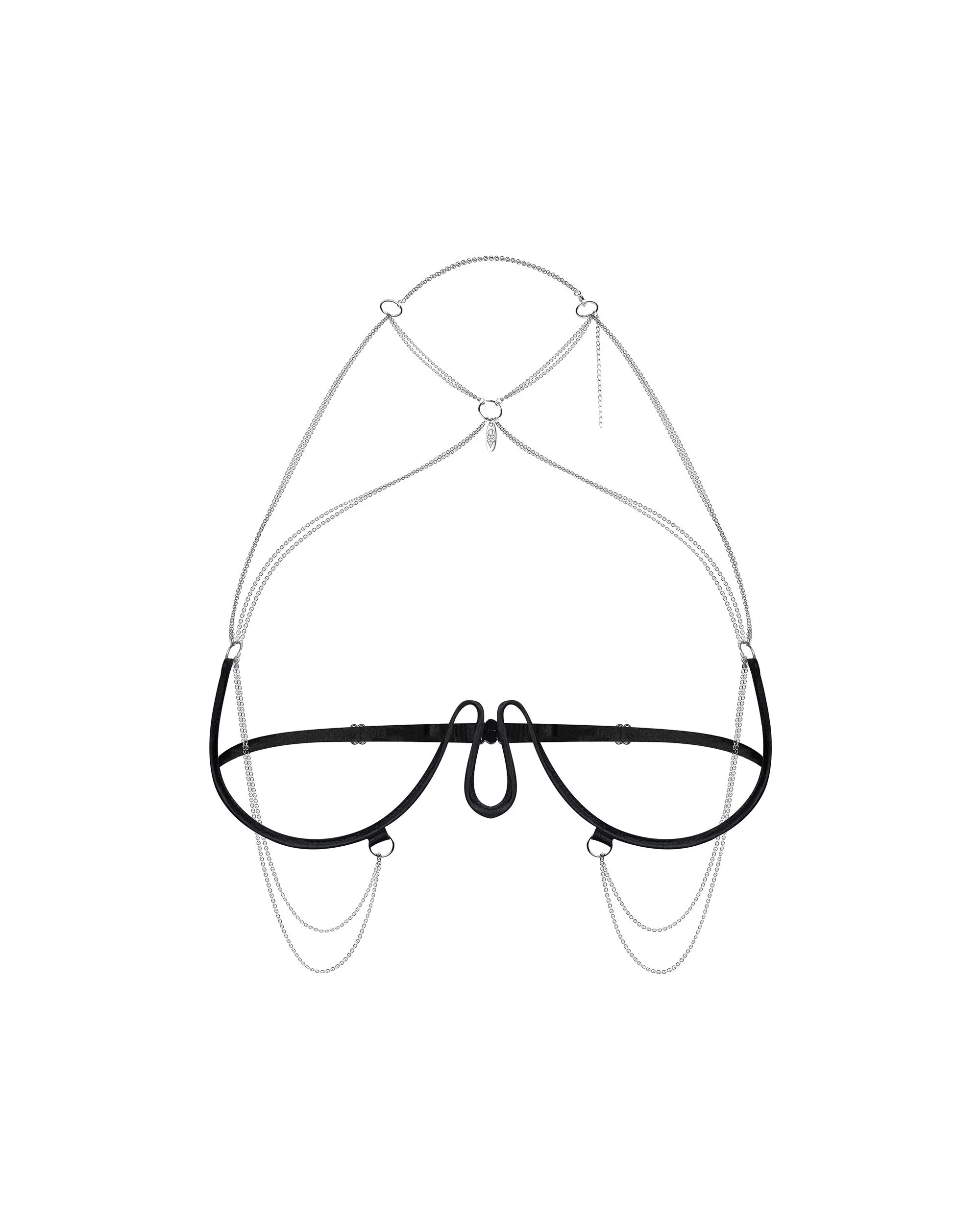 Obsessive - Lustique Harnas BH - Zwart