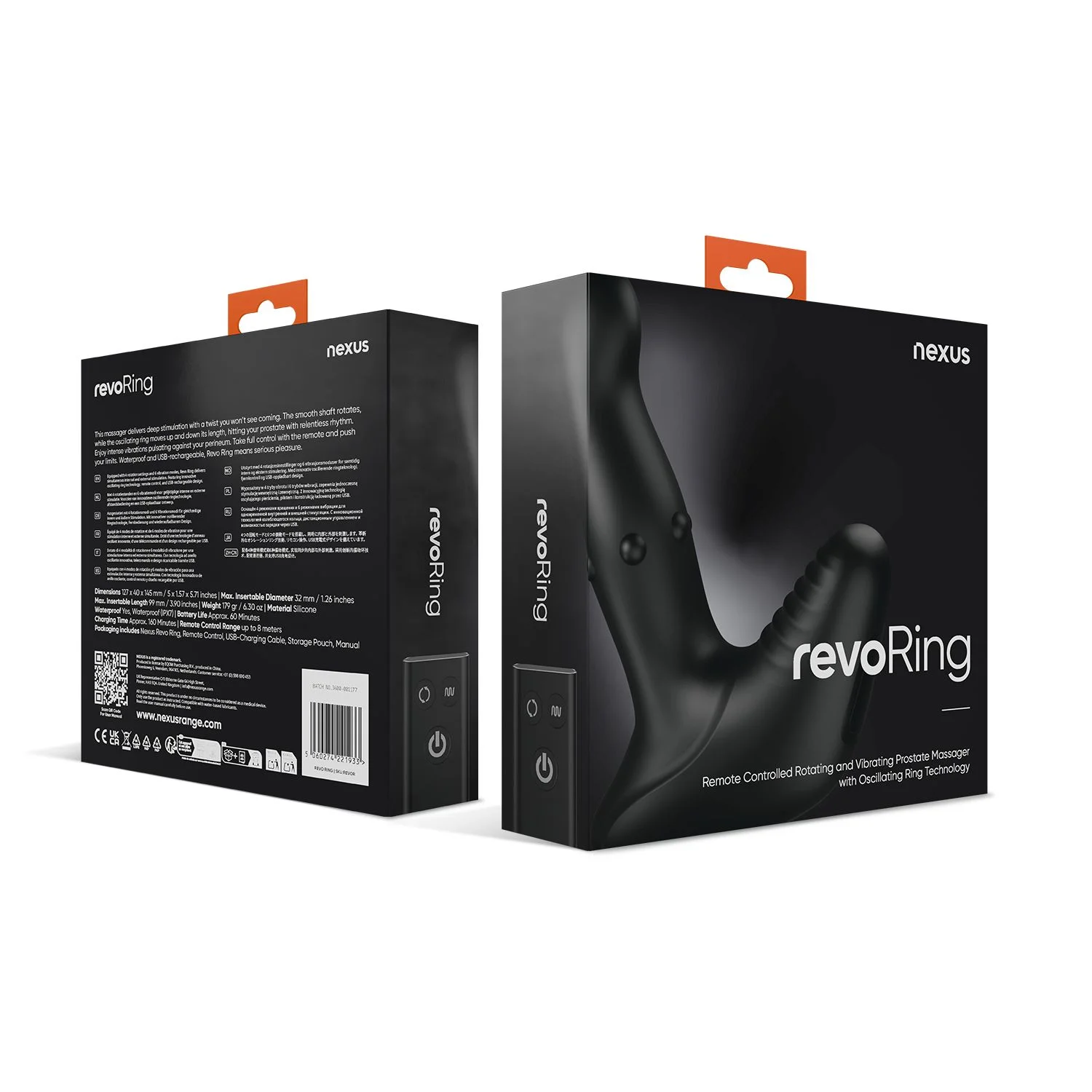Nexus - REVO RING Roterende Prostaat Vibrator Met Afstandsbediening