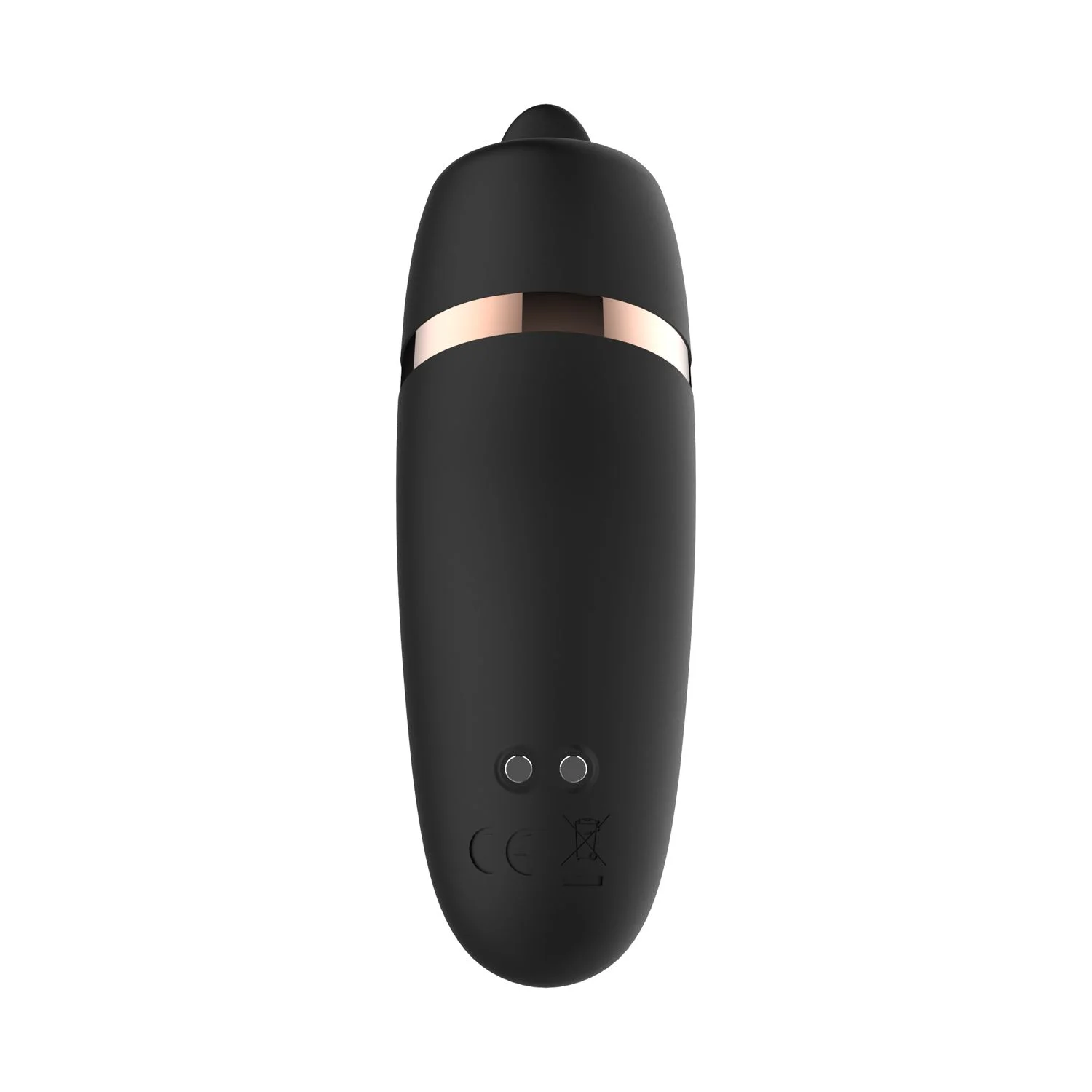 Rosy Gold – Licking Stimulator met Luxe Oplaadcase – Zwart