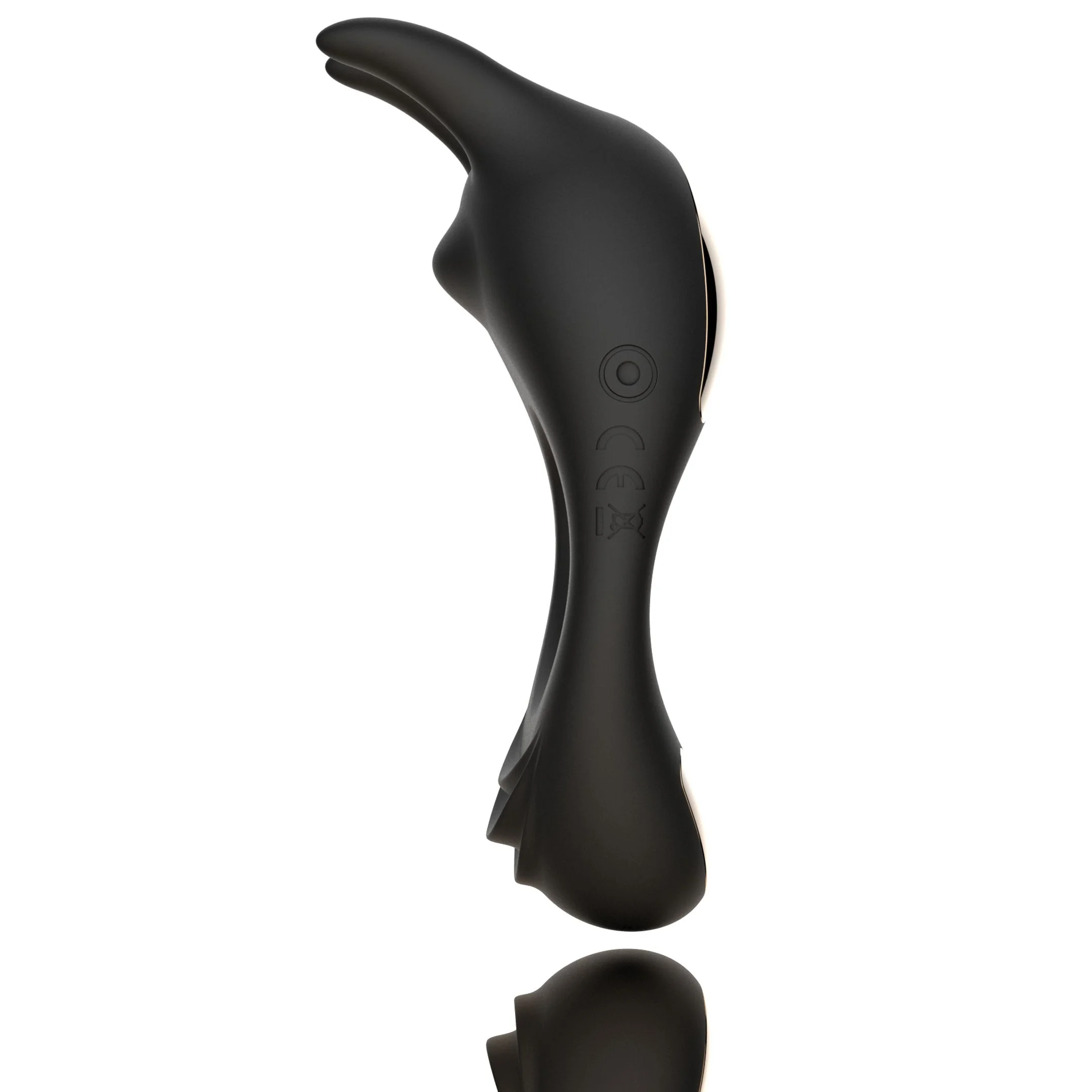 FeelzToys - Zeus Dual Vibe Penisring Zwart